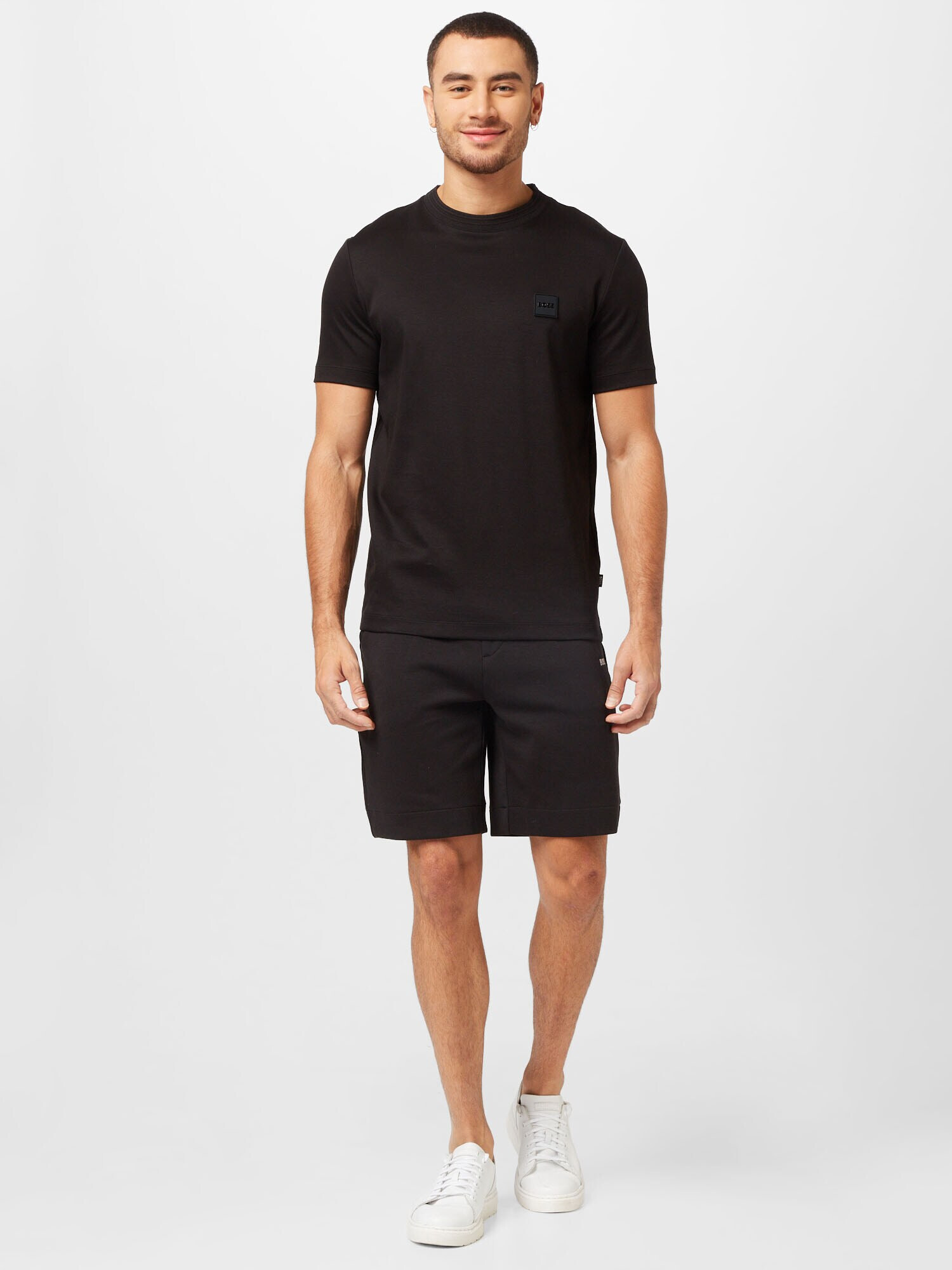 BOSS Black Tricou 'Tiburt' negru - Pled.ro