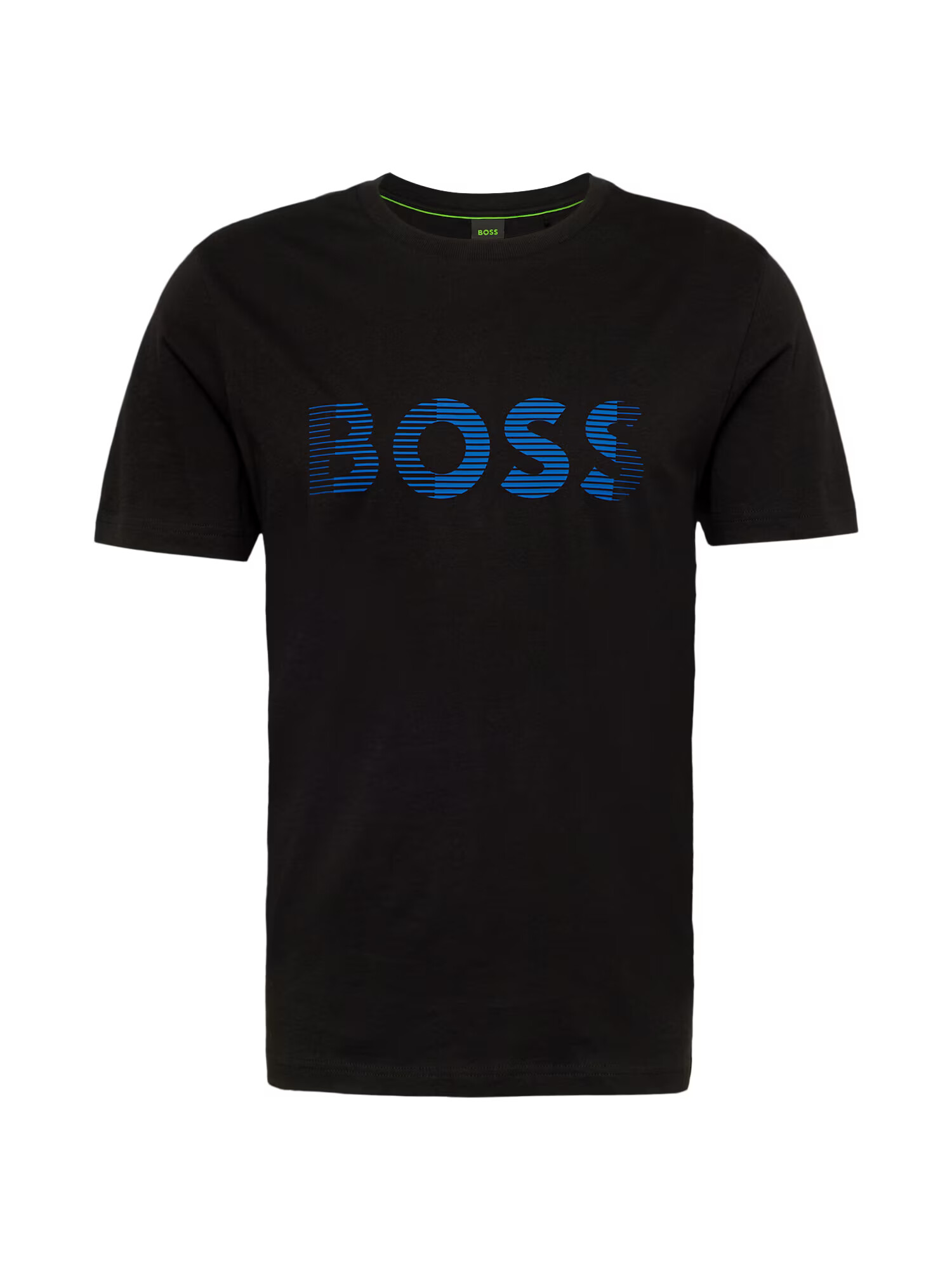 BOSS Green Tricou albastru / negru - Pled.ro