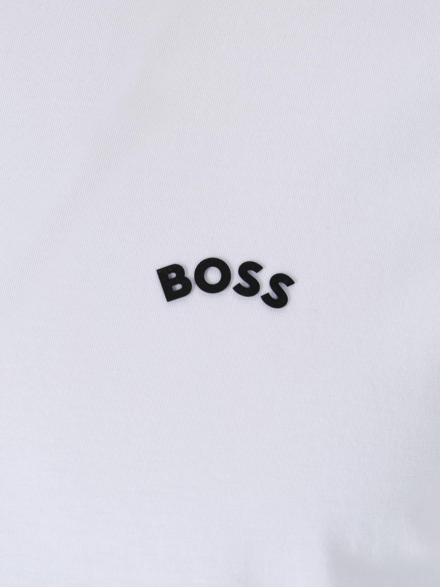 BOSS Green Tricou negru / alb coajă de ou - Pled.ro