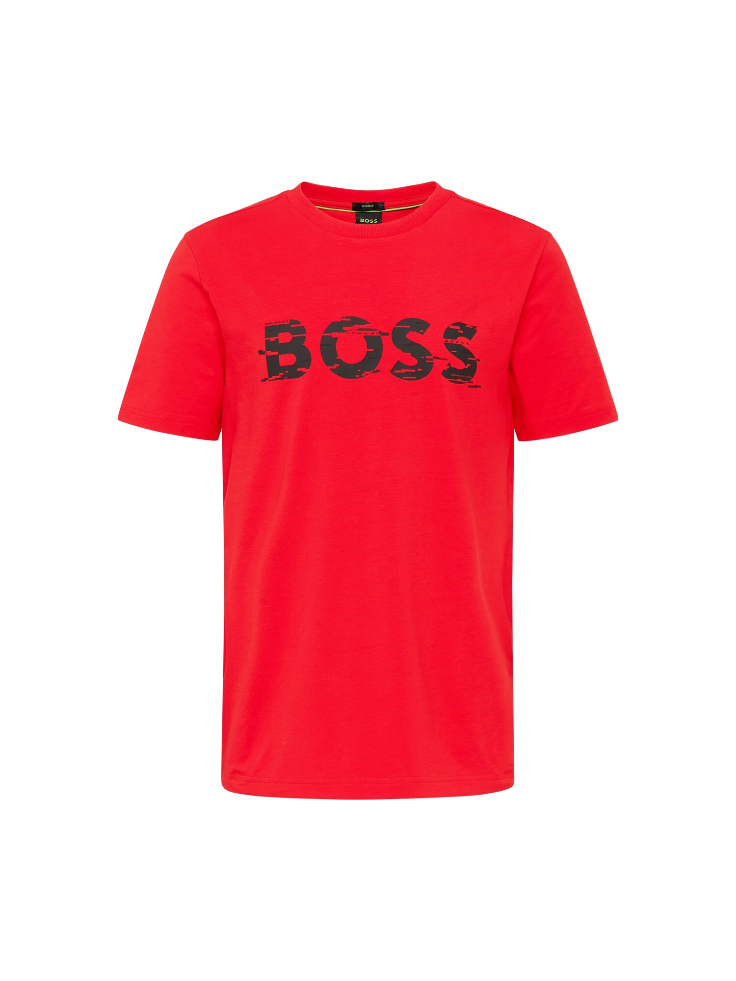 BOSS Green Tricou roșu / negru - Pled.ro