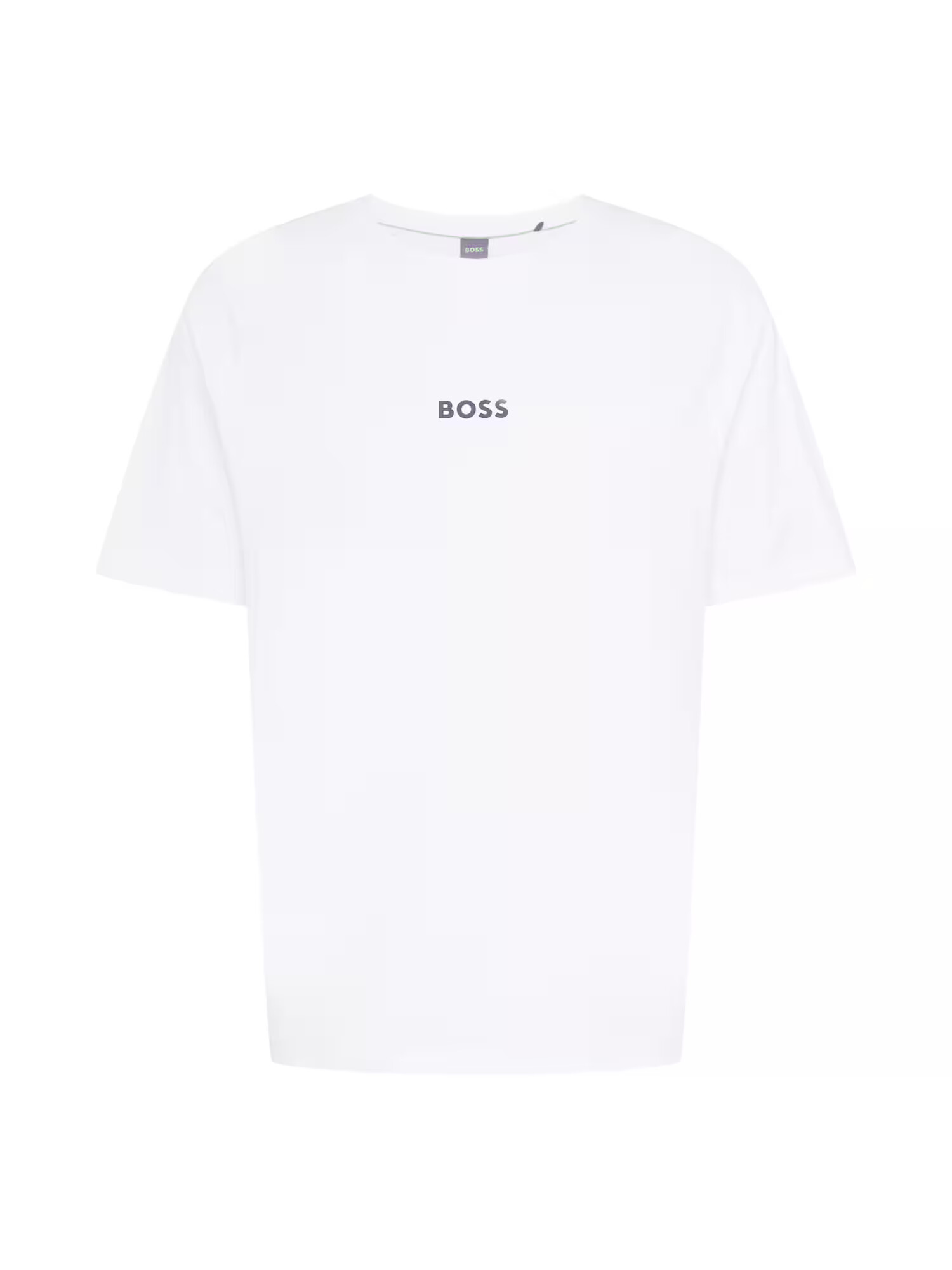 BOSS Green Tricou negru / alb - Pled.ro