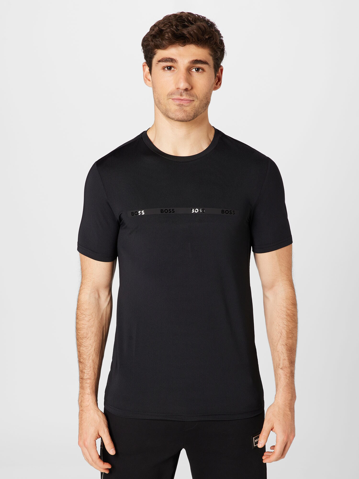 BOSS Green Tricou 'TEE ACTIVE' negru - Pled.ro