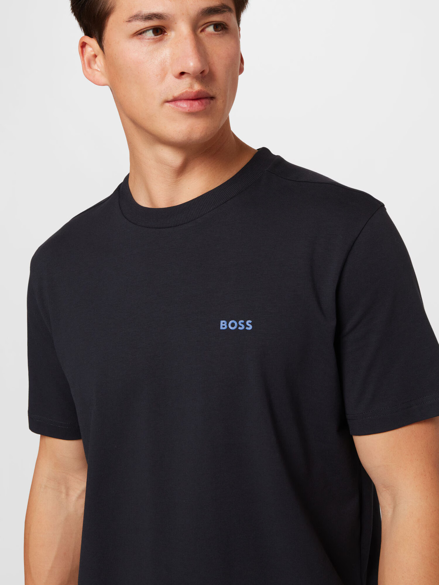 BOSS Green Tricou 'TEE' albastru cobalt / albastru regal - Pled.ro