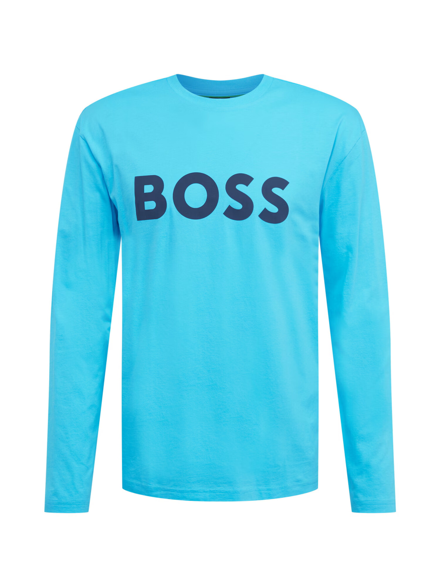 BOSS Green Tricou 'Togn' bleumarin / azuriu - Pled.ro