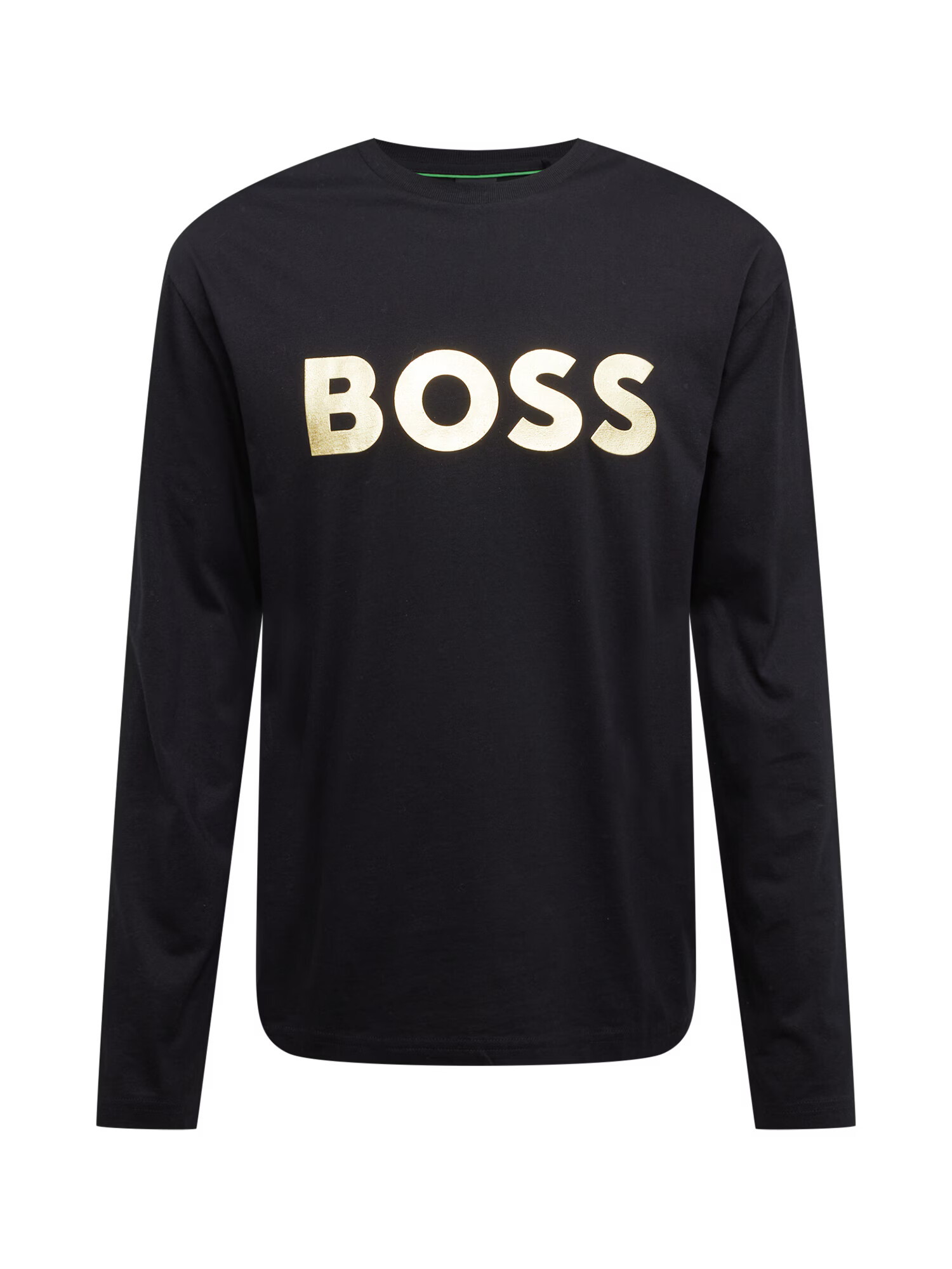 BOSS Green Tricou 'Togn' auriu / negru - Pled.ro