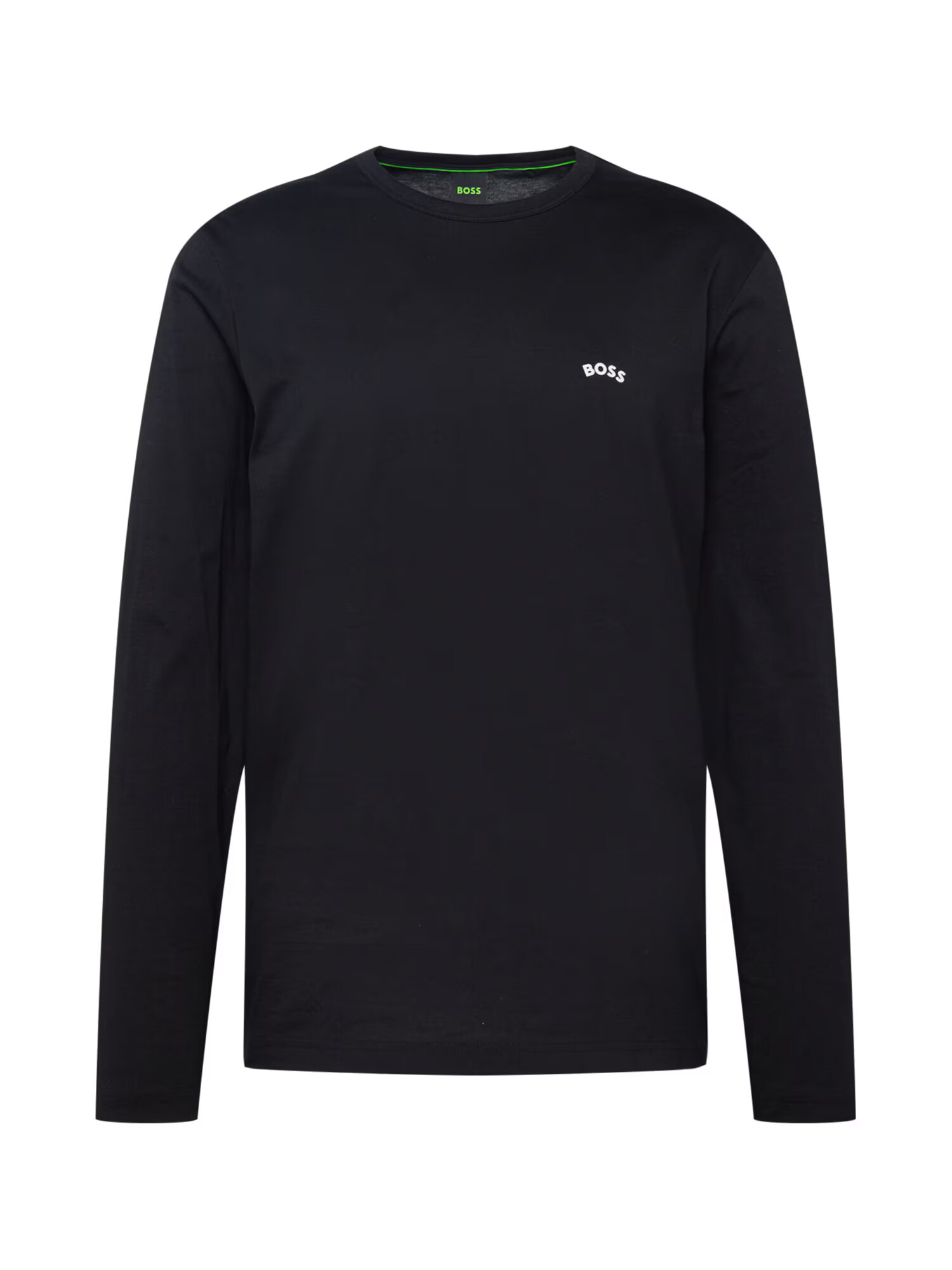 BOSS Green Tricou 'Togn' negru / alb - Pled.ro