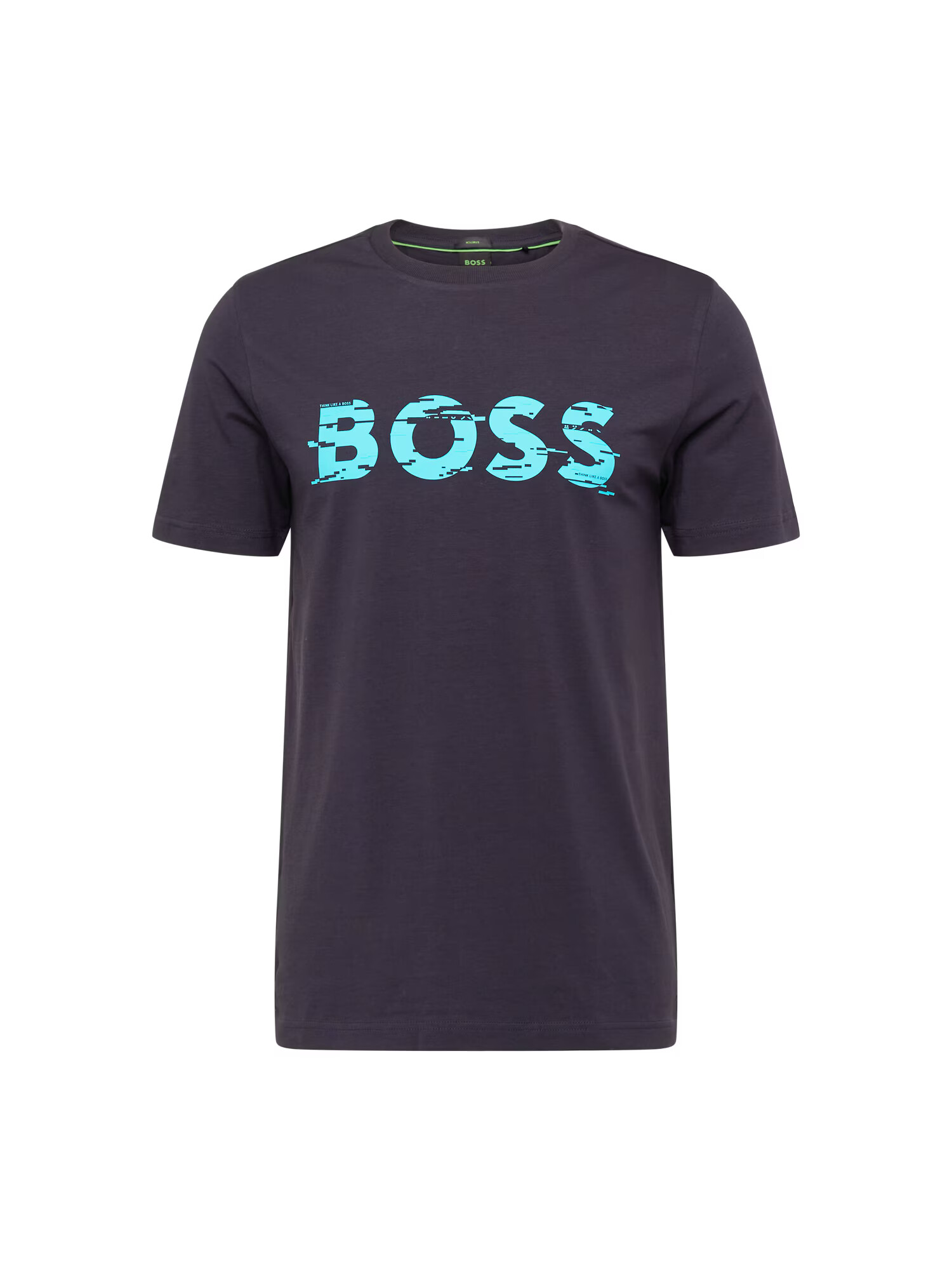 BOSS Green Tricou turcoaz / albastru închis - Pled.ro