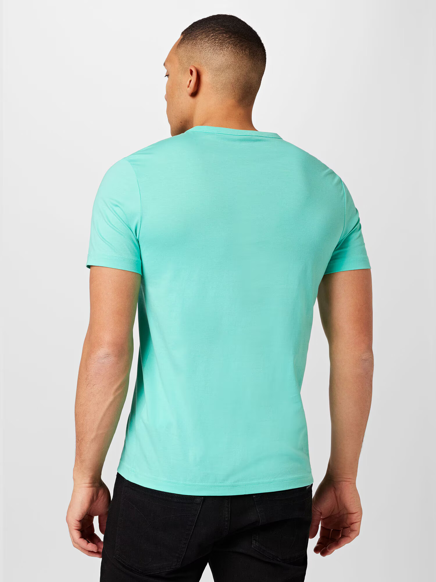 BOSS Green Tricou verde deschis - Pled.ro