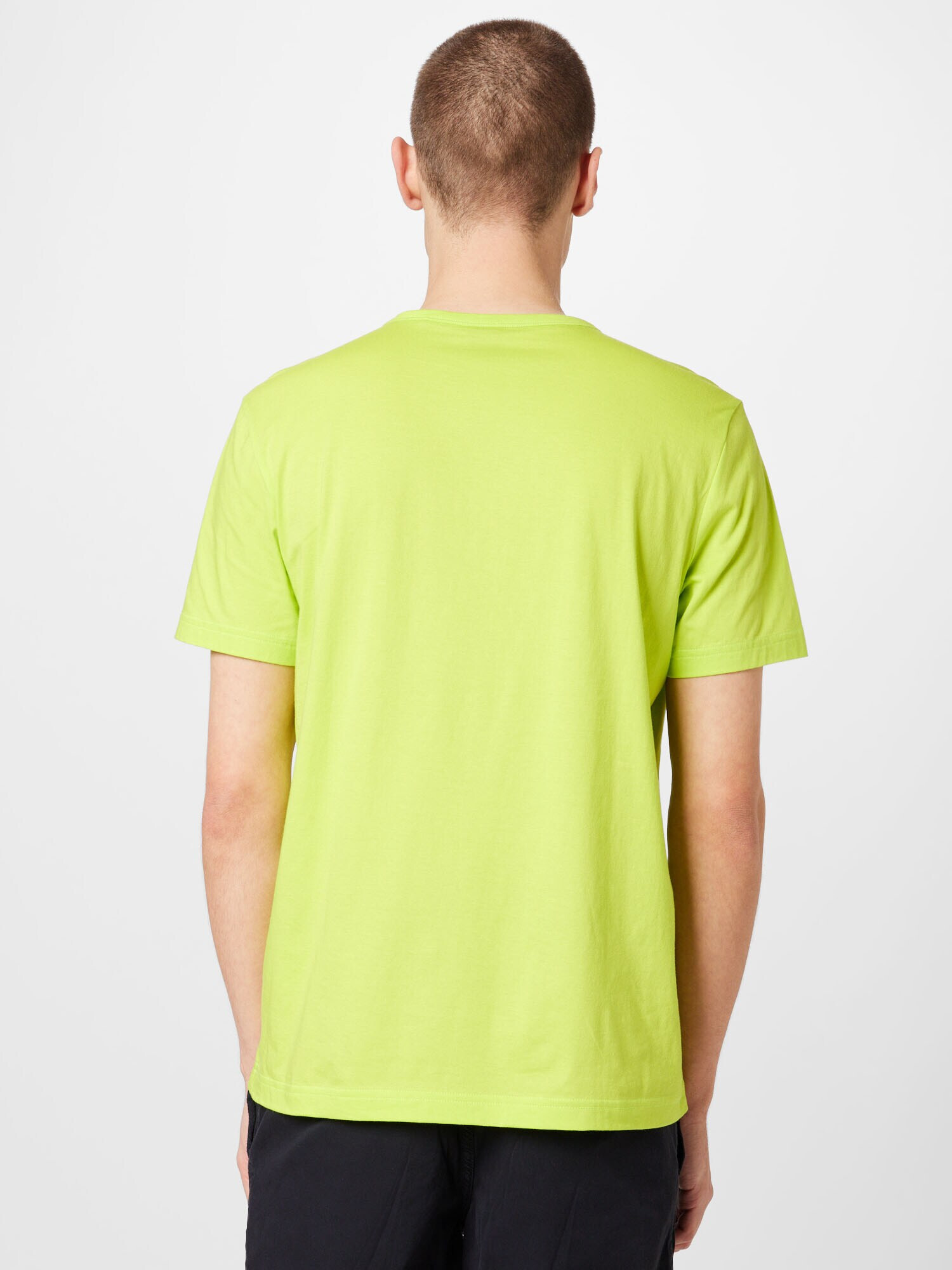 BOSS Green Tricou verde deschis / negru - Pled.ro