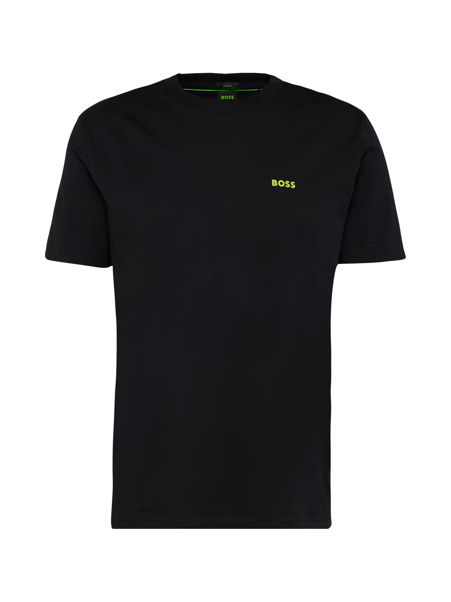 BOSS Green Tricou verde neon / negru - Pled.ro