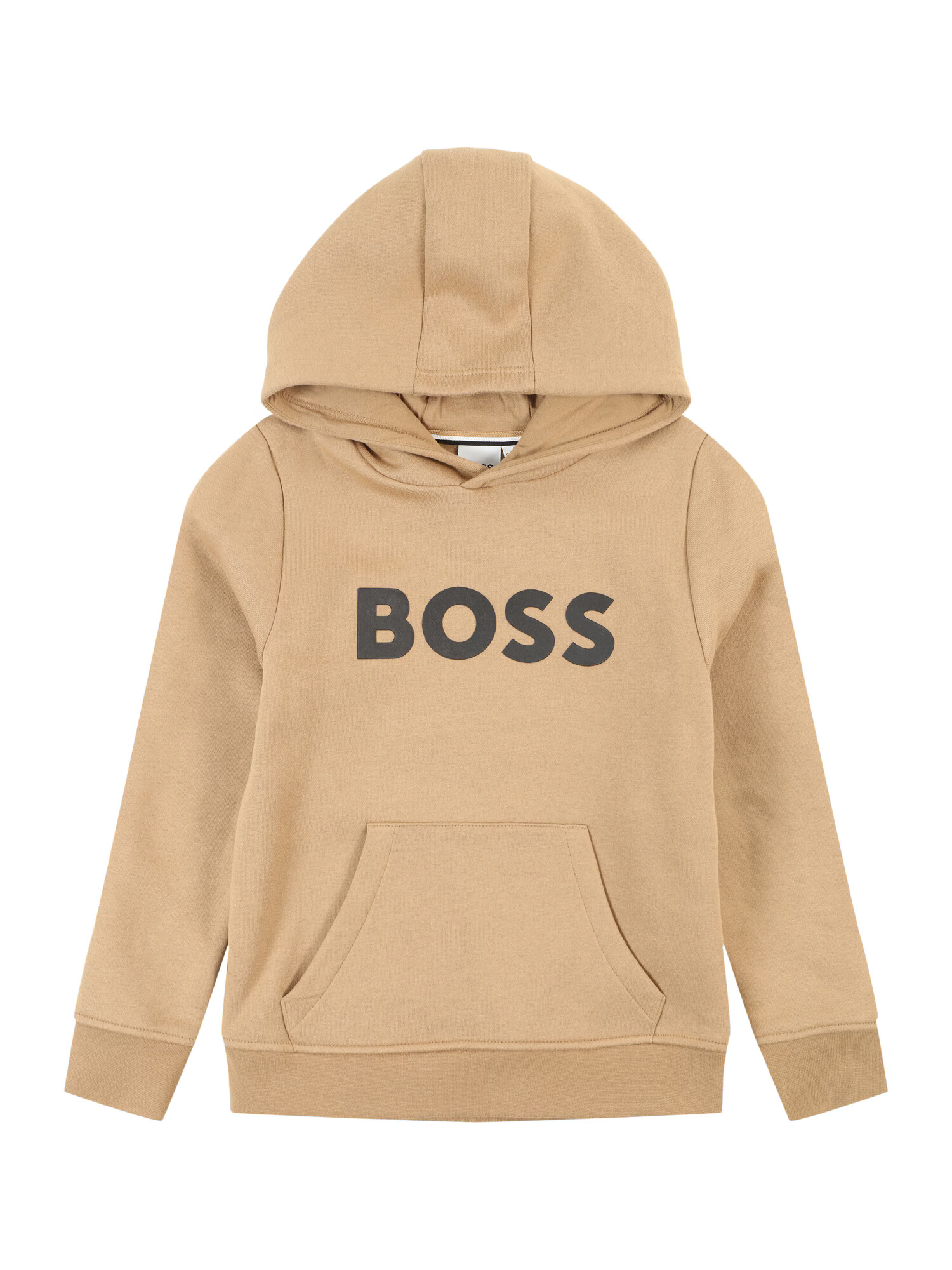 BOSS Kidswear Bluză de molton nisipiu / negru - Pled.ro