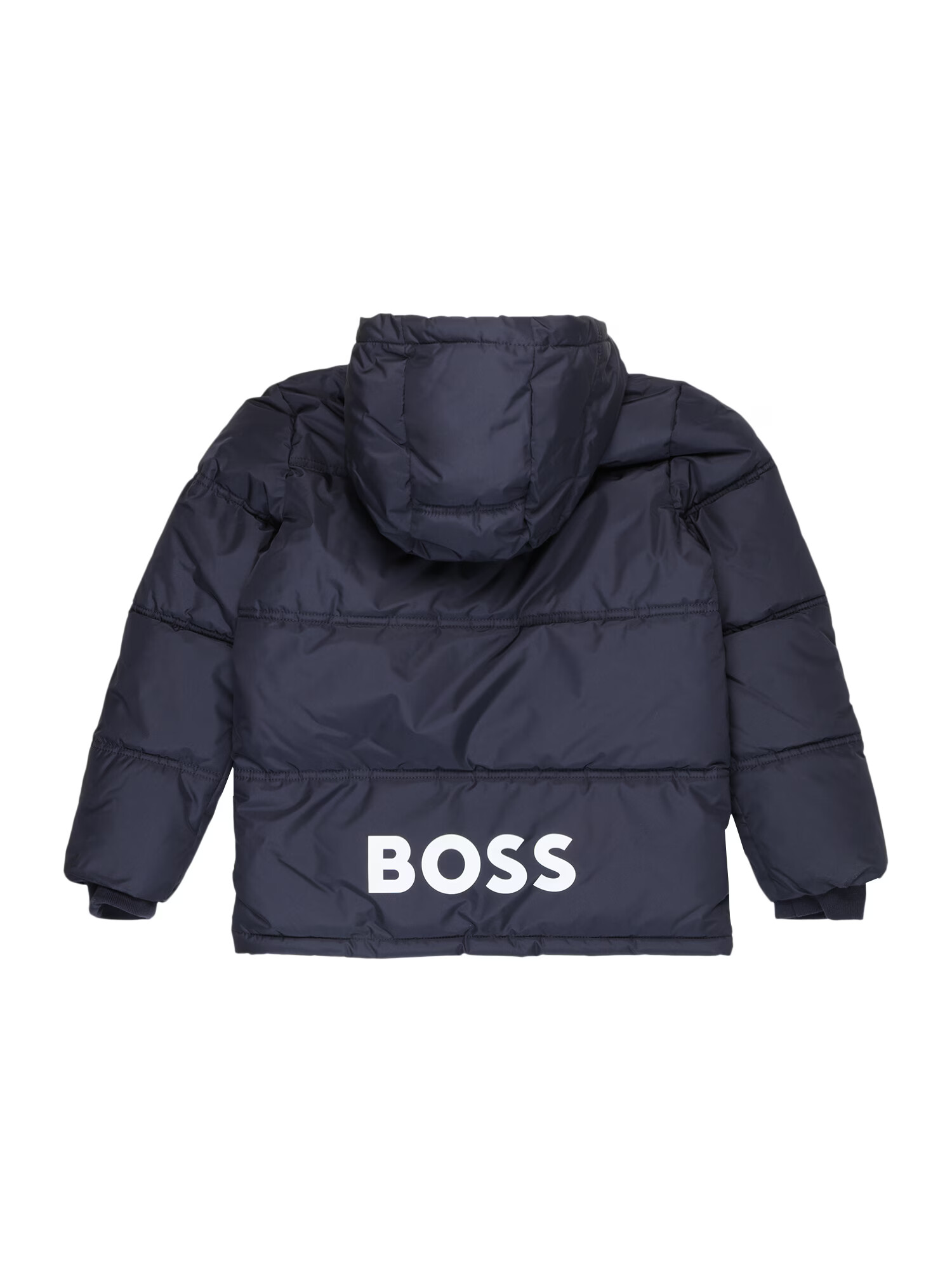 BOSS Kidswear Geacă de primăvară-toamnă bleumarin / alb - Pled.ro