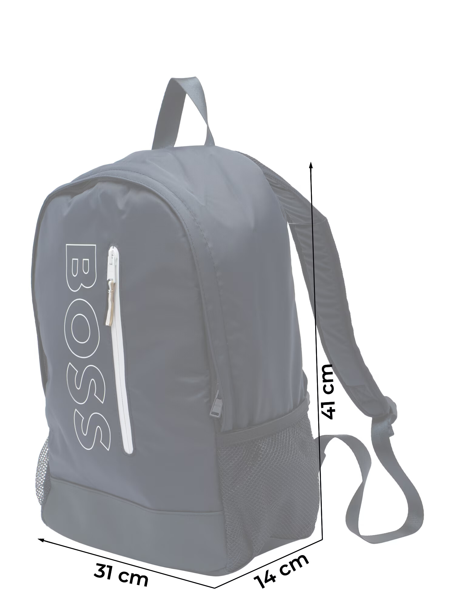 BOSS Kidswear Rucsac albastru marin / alb - Pled.ro