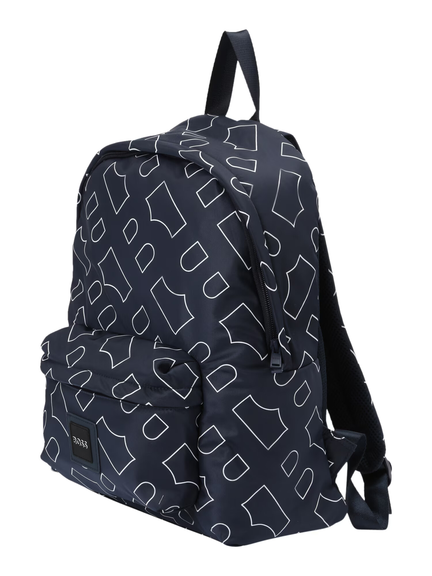 BOSS Kidswear Rucsac albastru marin / alb - Pled.ro