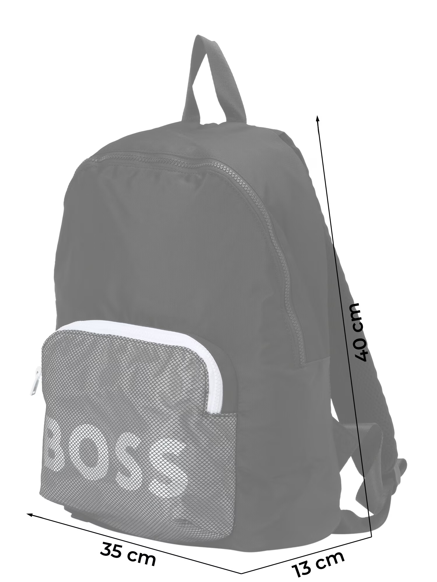 BOSS Kidswear Rucsac gri închis / negru - Pled.ro