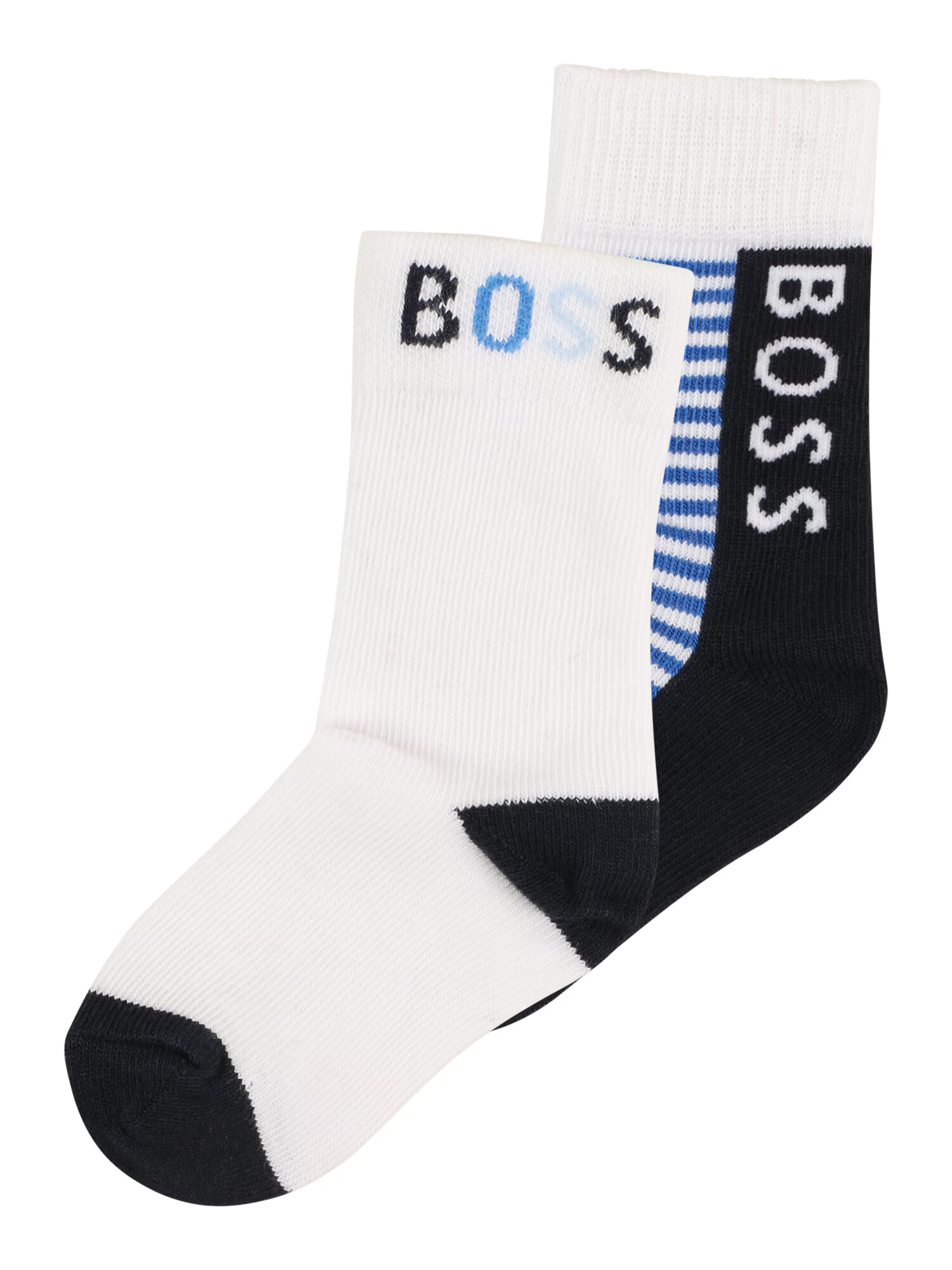 BOSS Kidswear Șosete albastru marin / negru / alb - Pled.ro