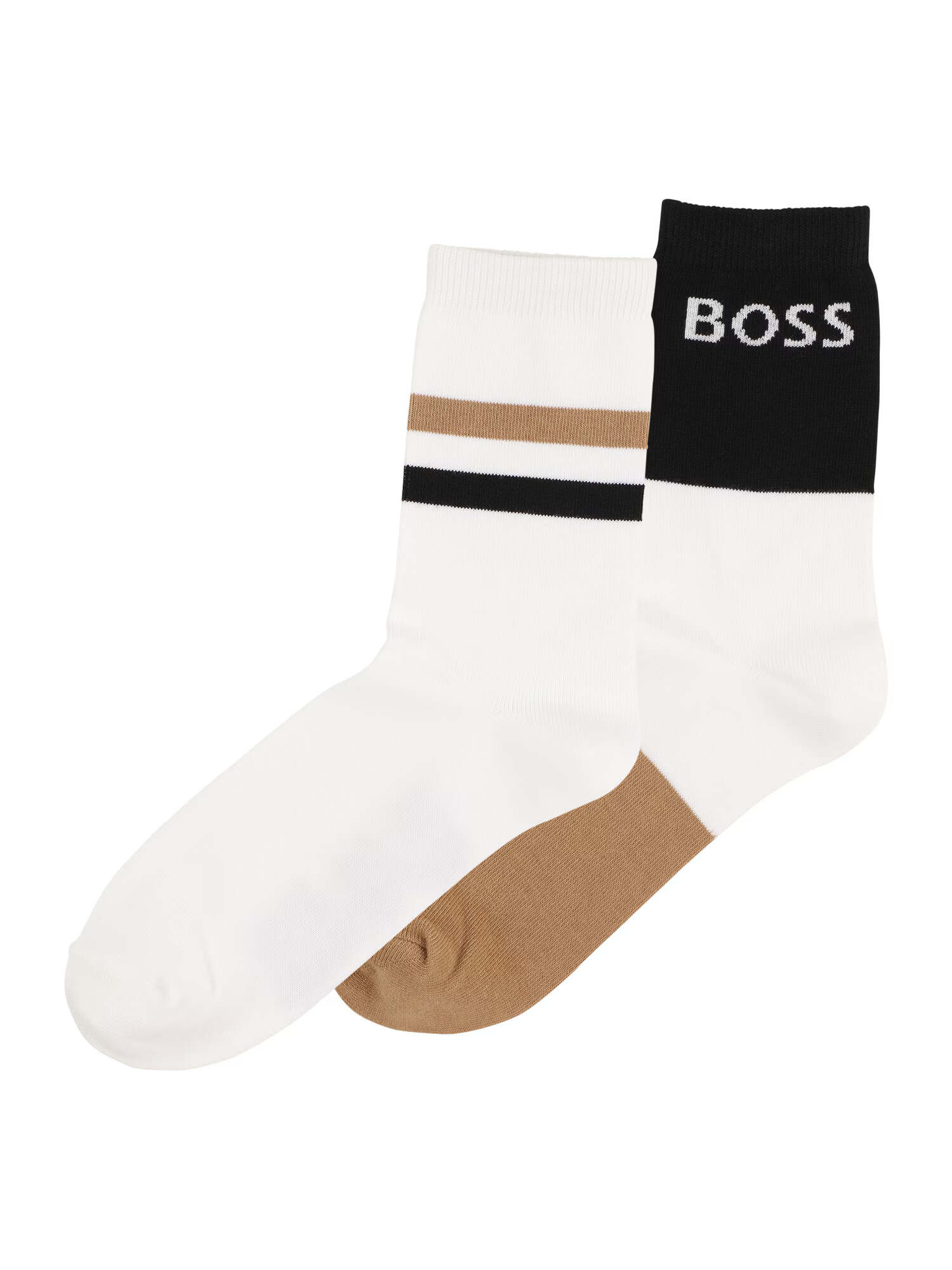 BOSS Kidswear Șosete maro / negru / alb - Pled.ro