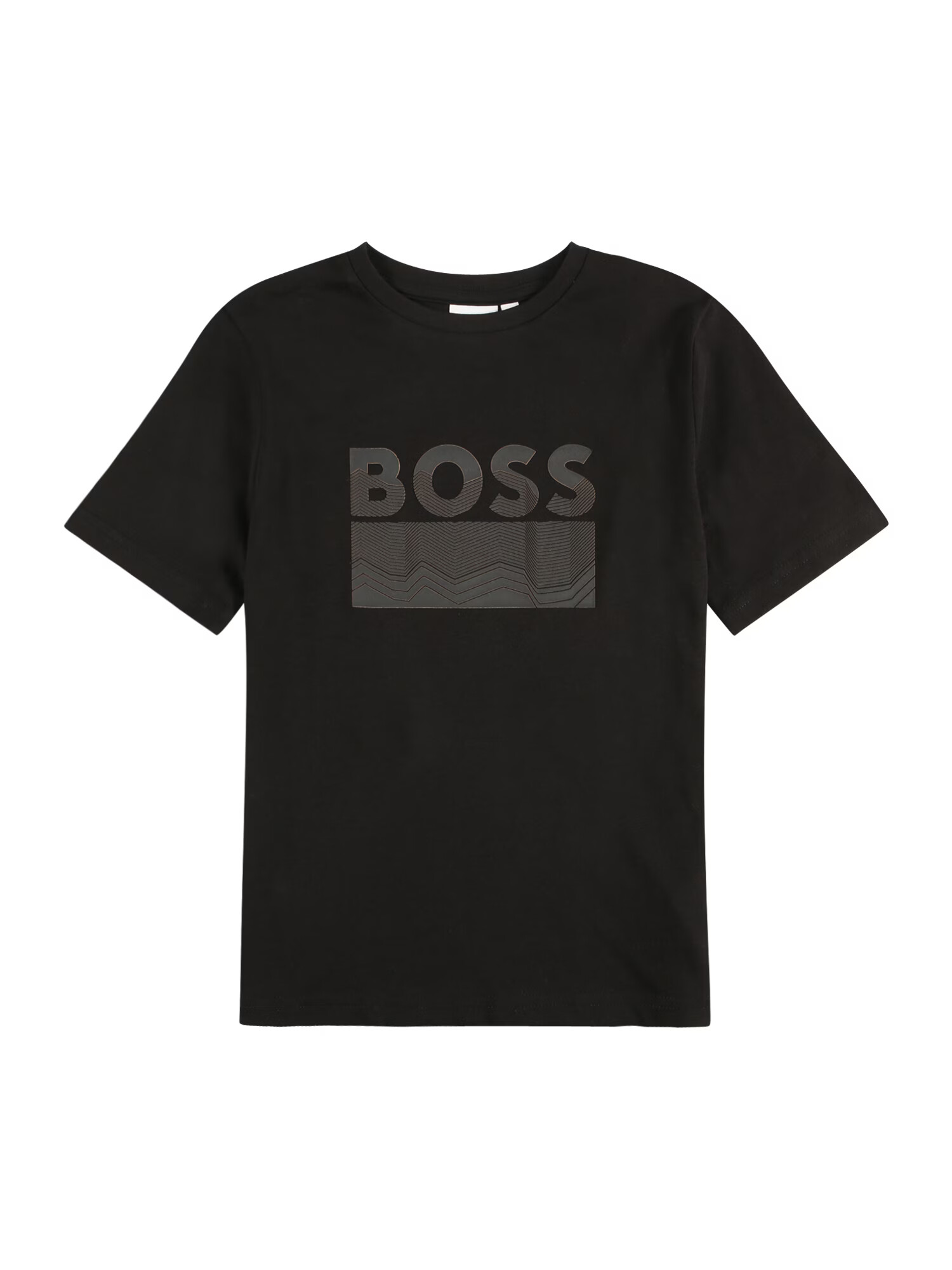 BOSS Kidswear Tricou gri închis / negru - Pled.ro