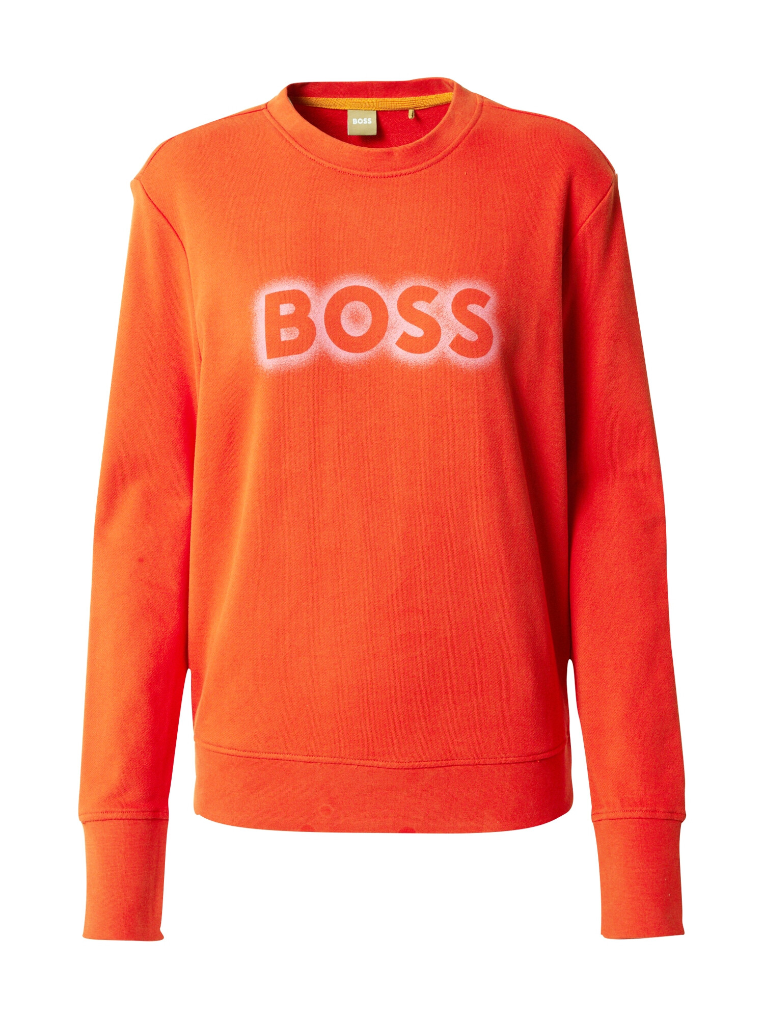 BOSS Orange Bluză de molton 'Ela' portocaliu / alb - Pled.ro