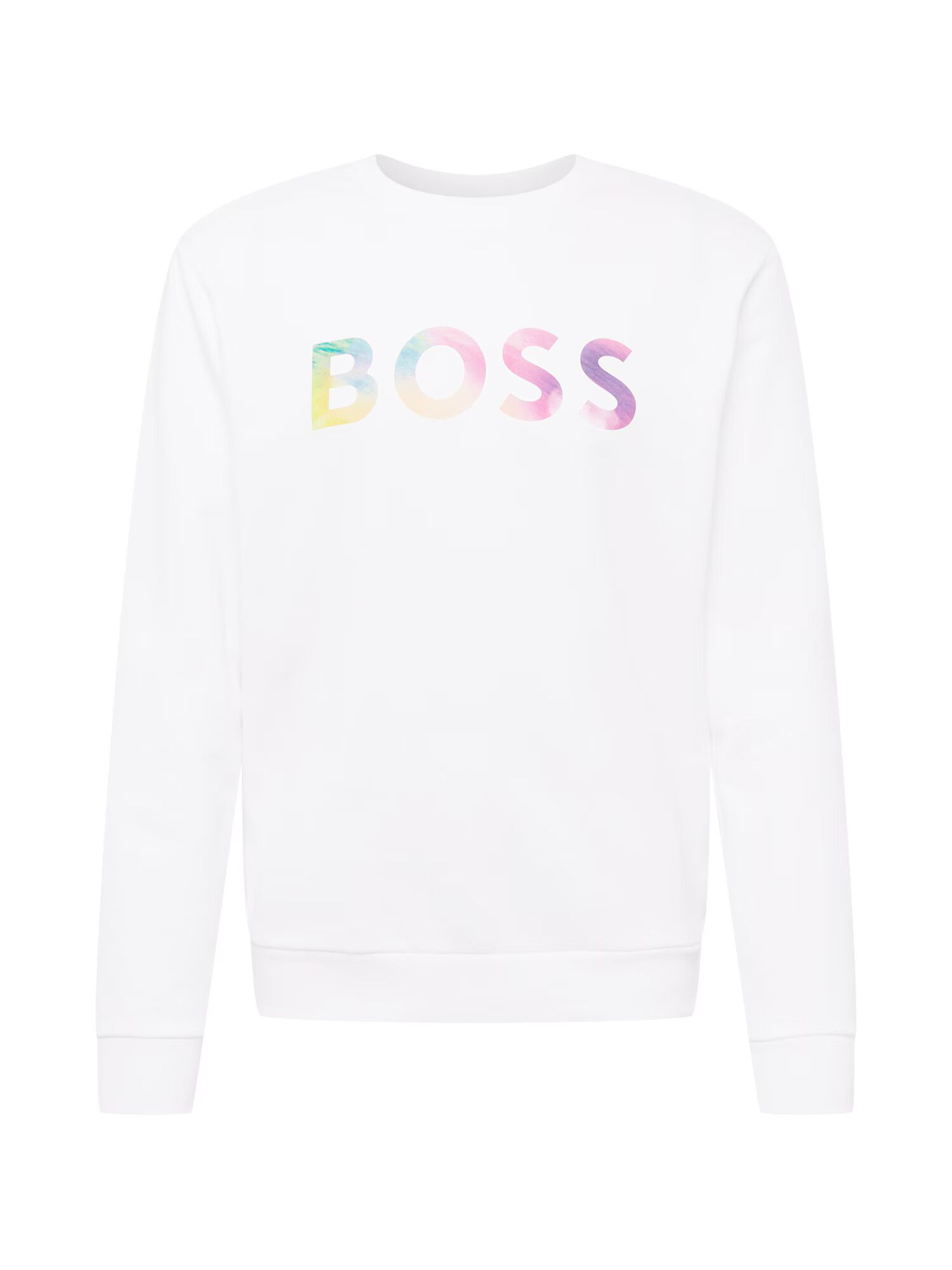 BOSS Orange Bluză de molton 'Equal' galben / lila / roz / alb - Pled.ro