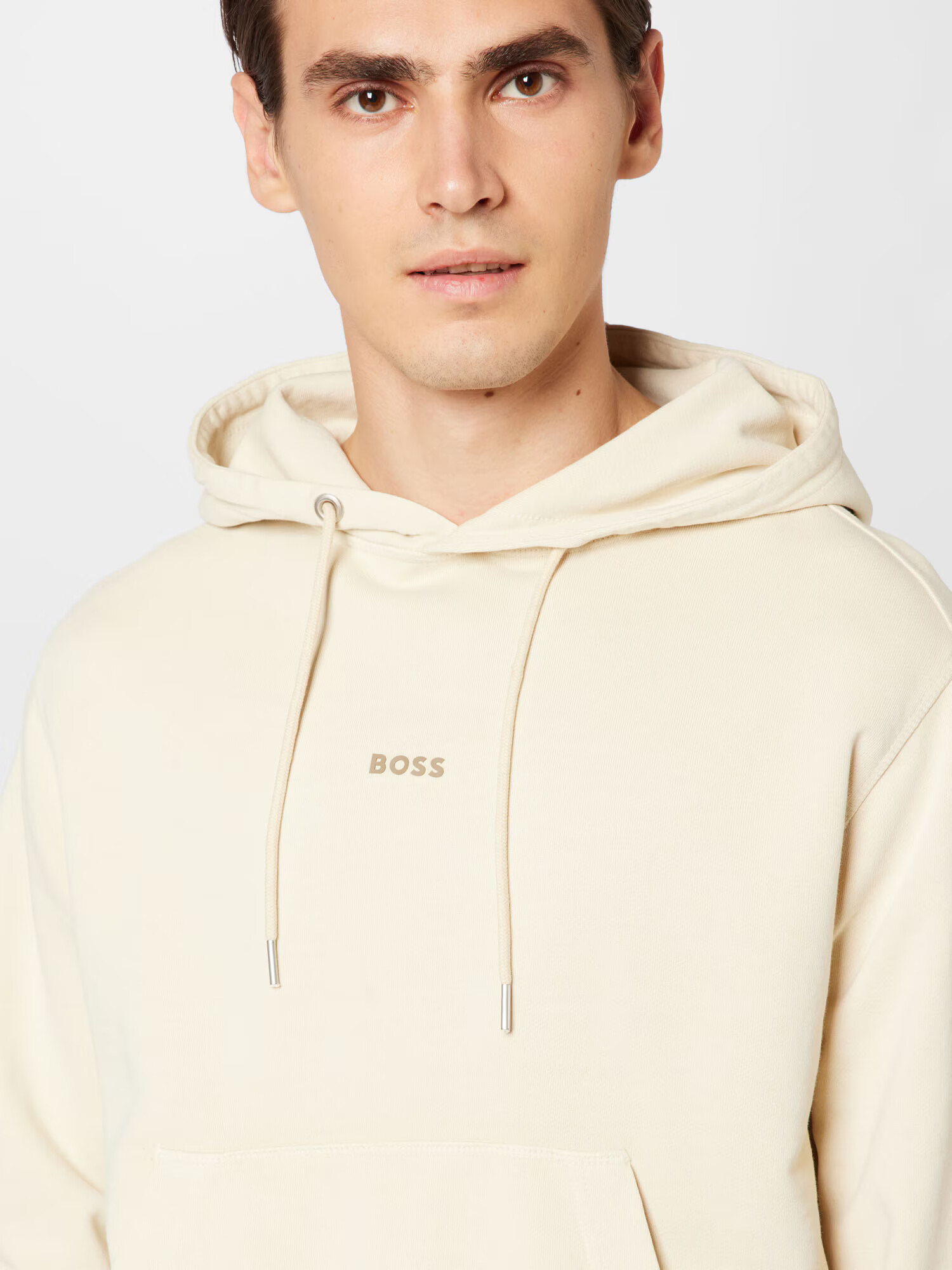 BOSS Orange Bluză de molton 'Wefadehoody' crem - Pled.ro