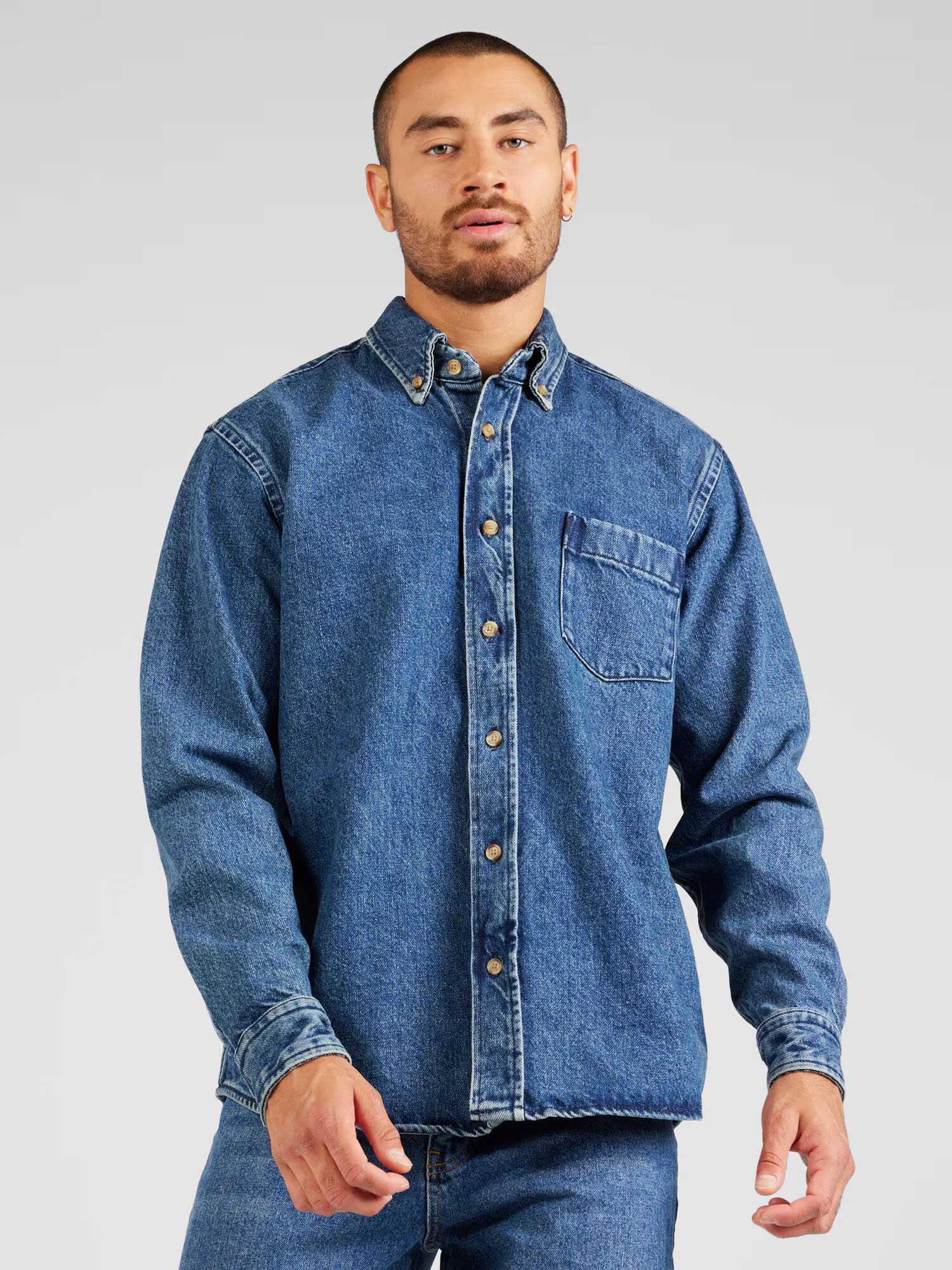 BOSS Orange Cămașă 'Lambey' albastru denim - Pled.ro