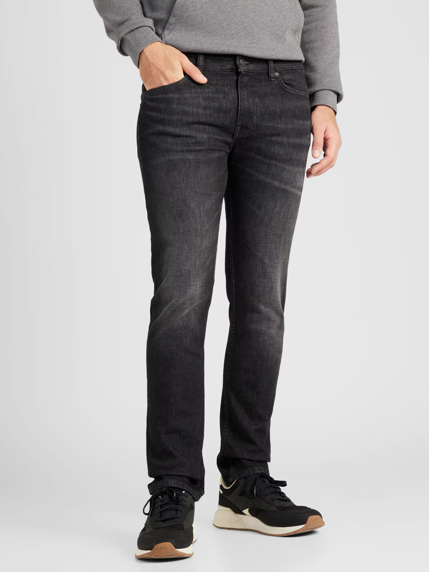 BOSS Orange Jeans 'Delaware BC-C' negru denim - Pled.ro