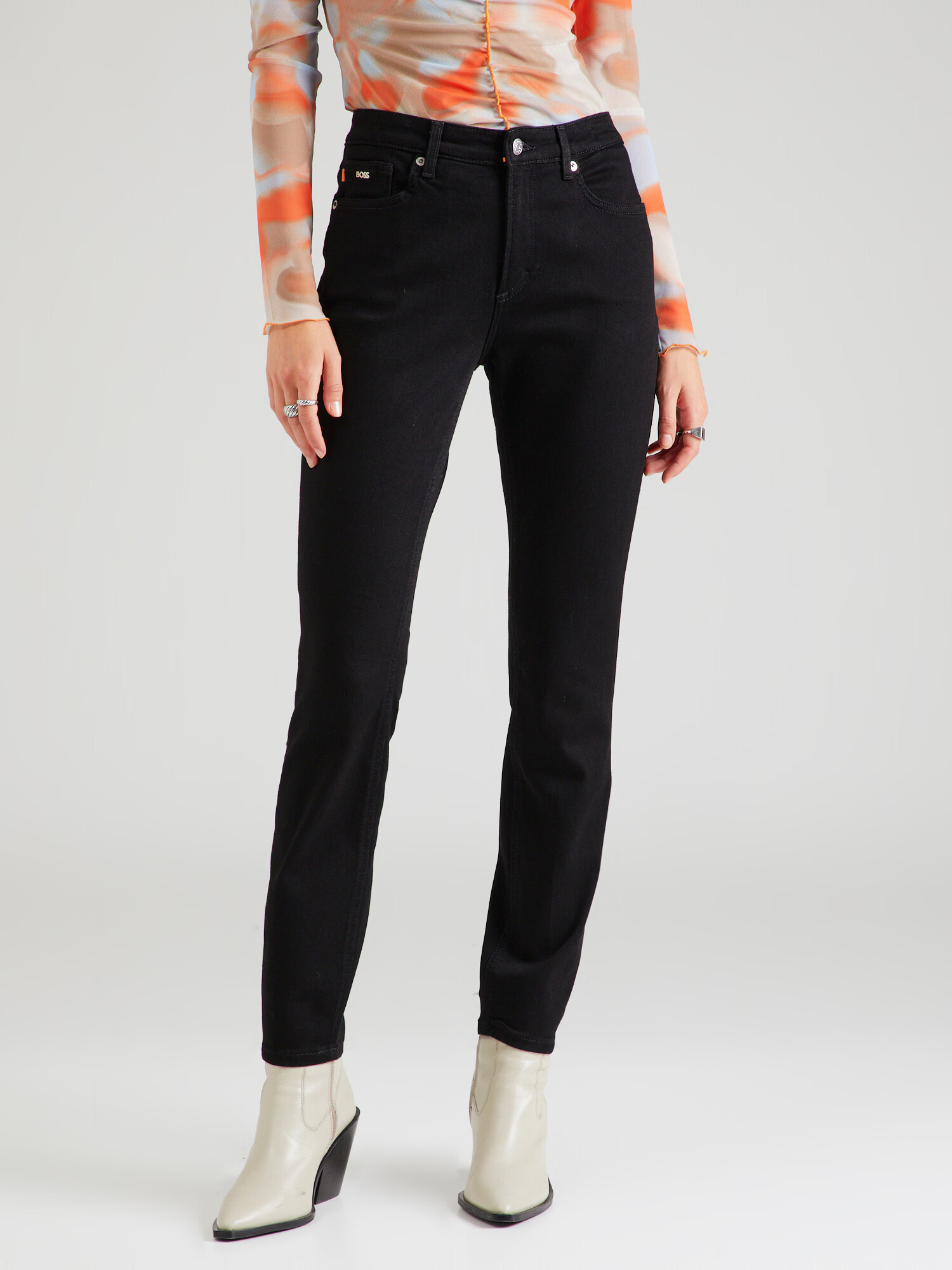 BOSS Orange Jeans 'JACKIE' negru - Pled.ro