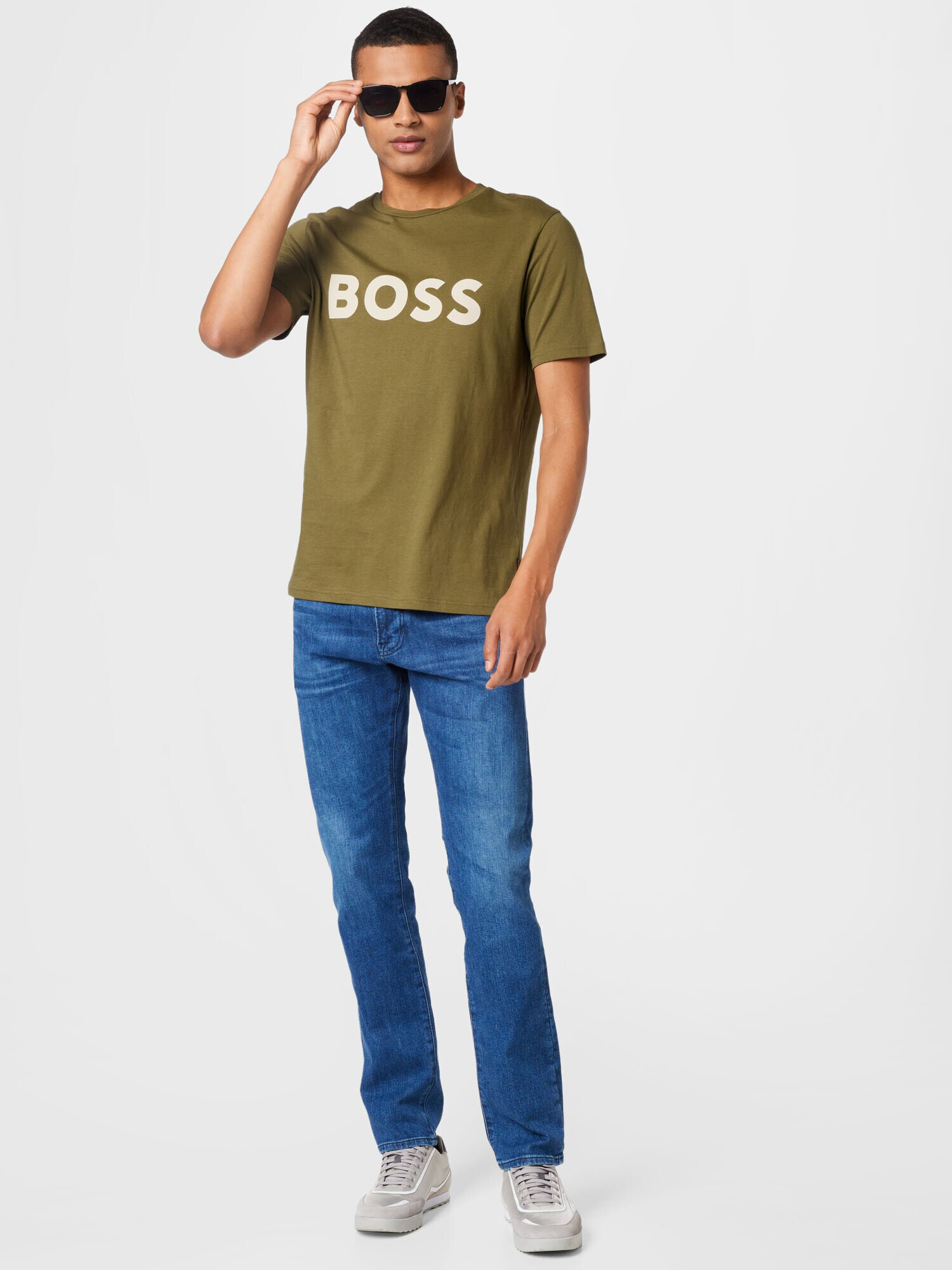 BOSS Orange Jeans 'Maine' albastru - Pled.ro