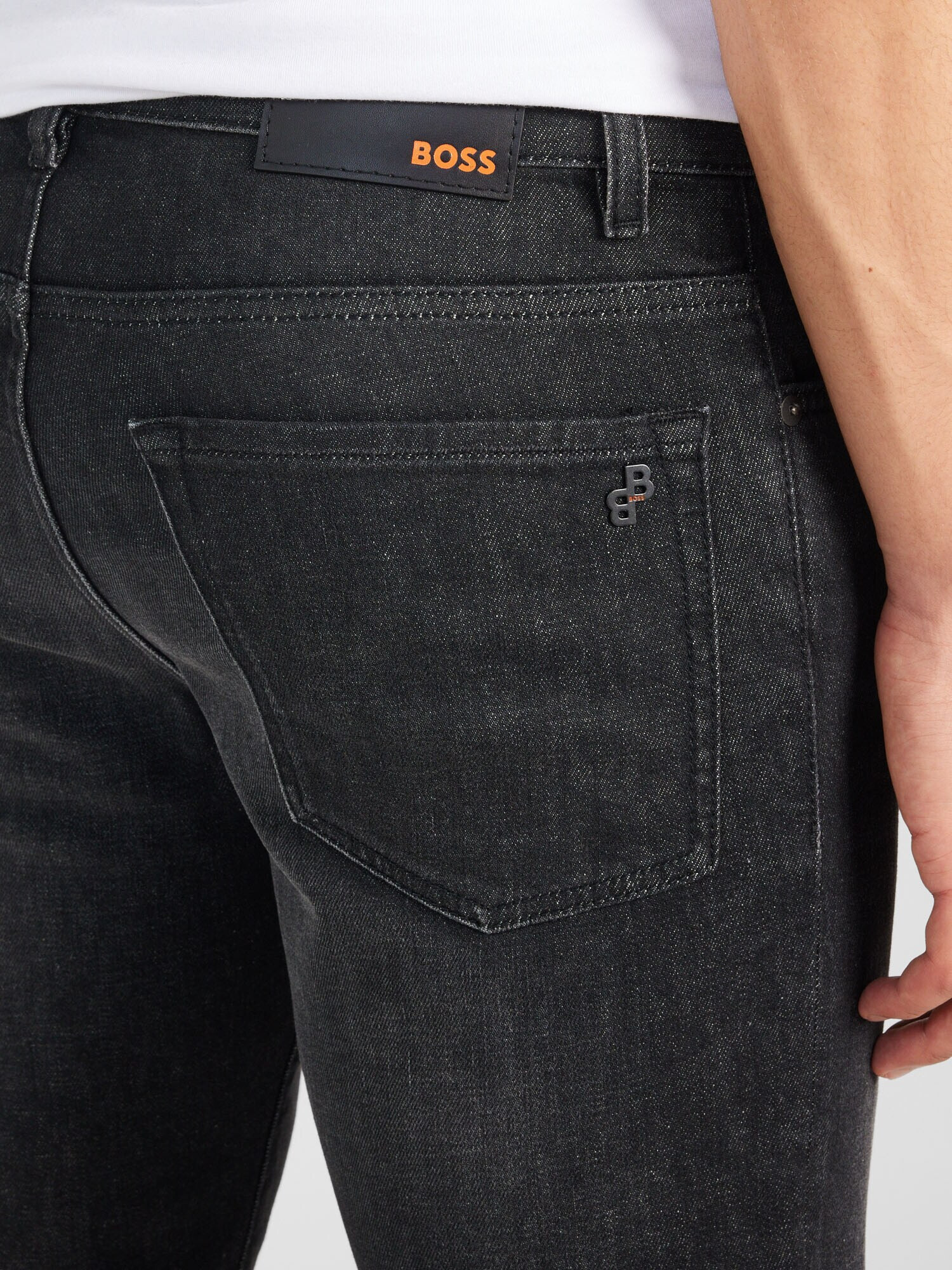 BOSS Orange Jeans 'Maine BC' negru denim - Pled.ro