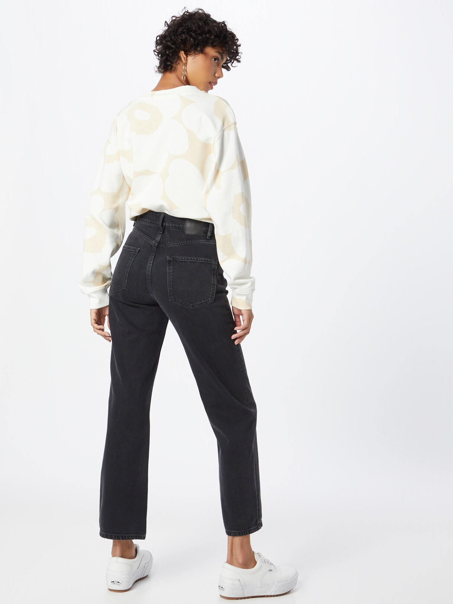 BOSS Orange Jeans negru - Pled.ro