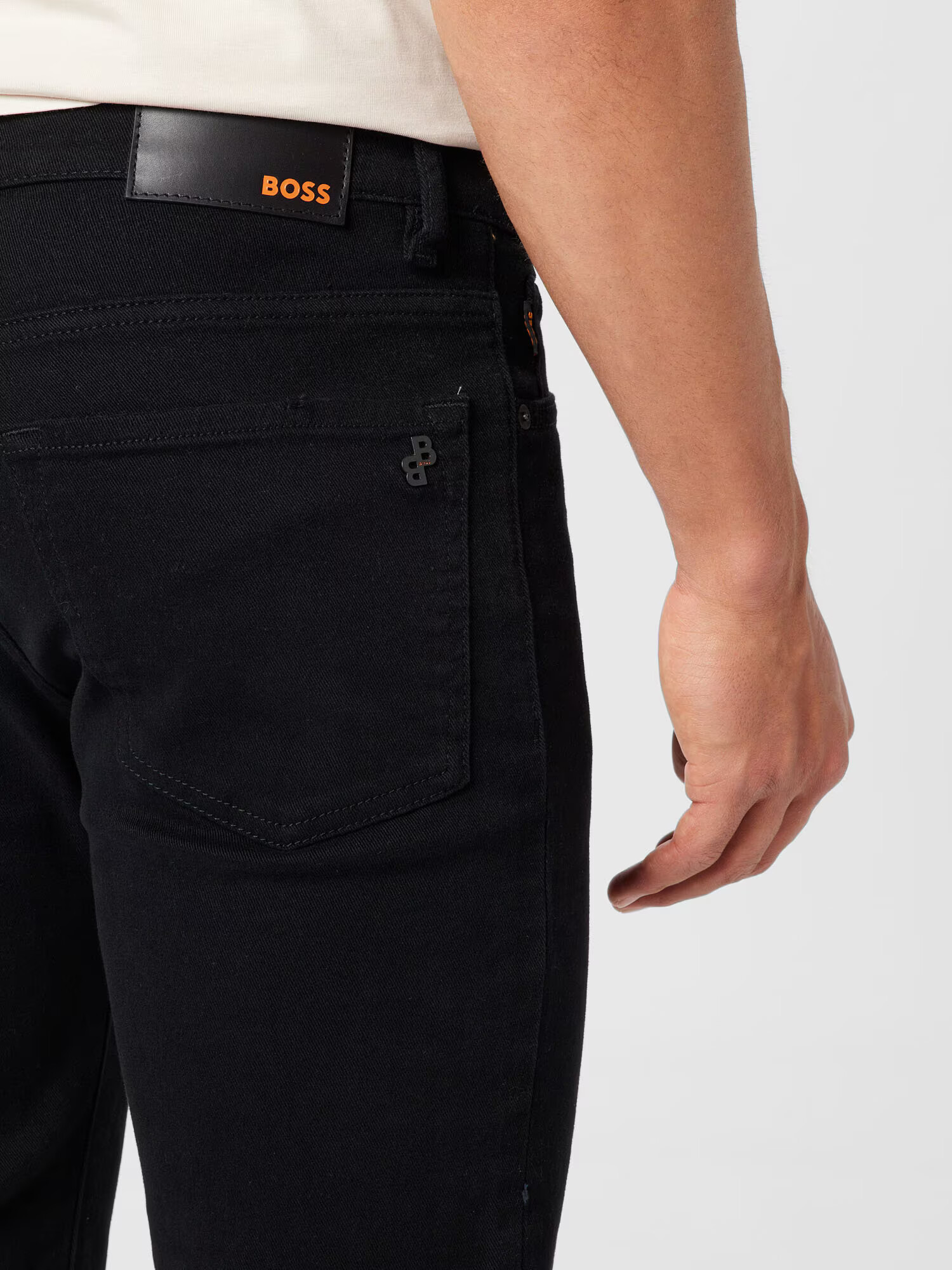 BOSS Orange Jeans 'Re.Maine' negru - Pled.ro