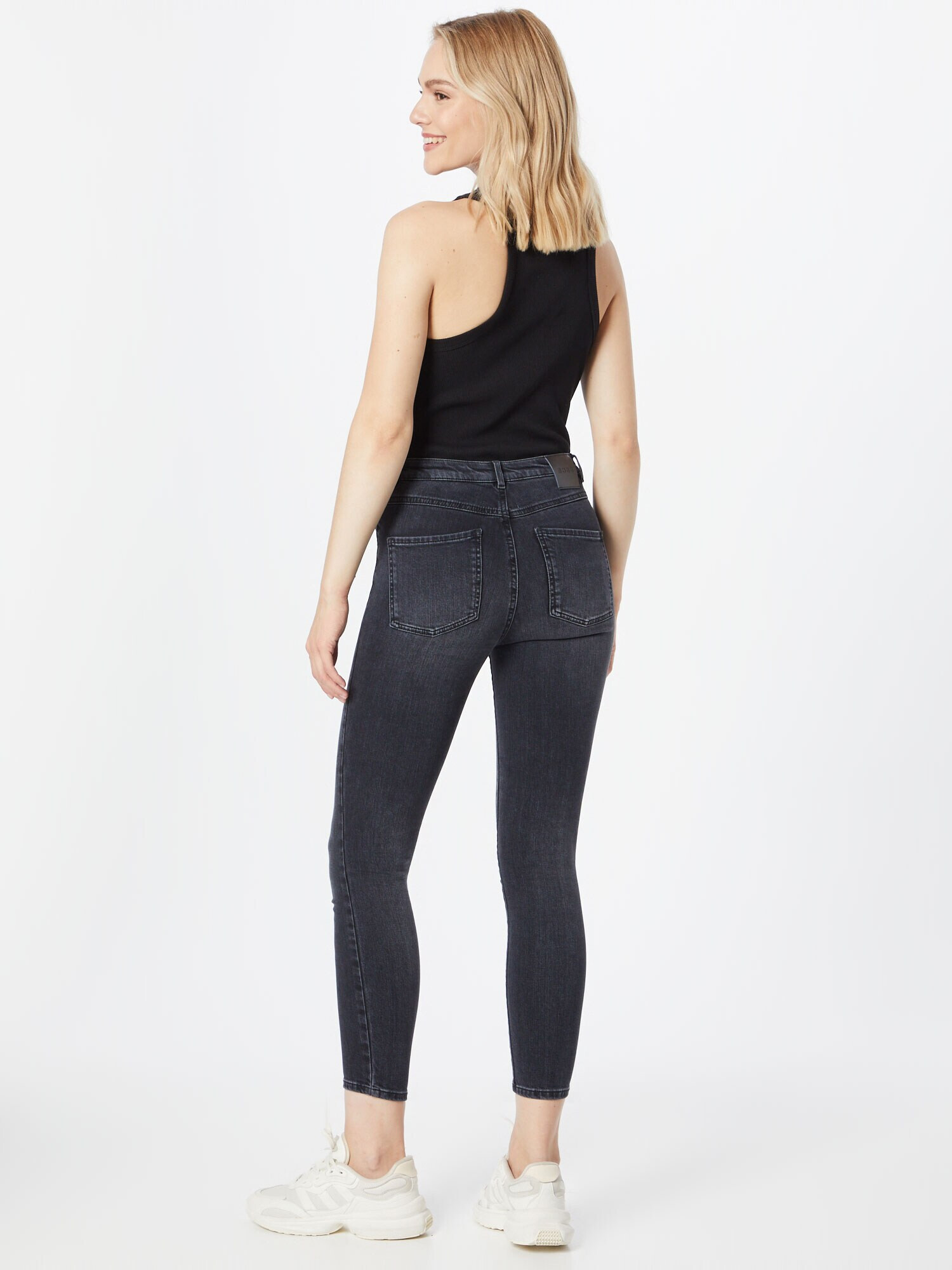 BOSS Orange Jeans 'SKINNY CROP 1.2' negru denim - Pled.ro