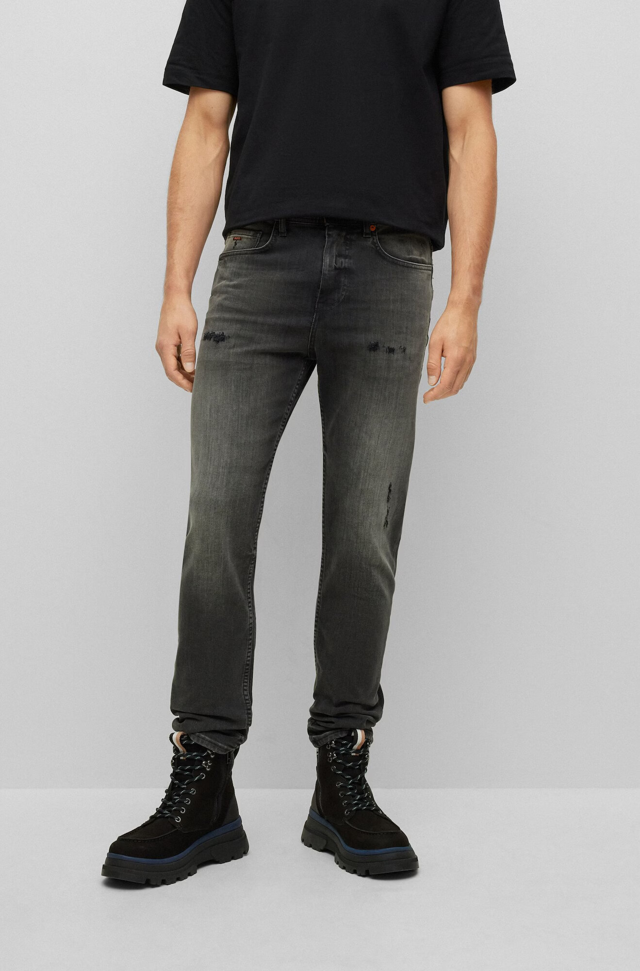 BOSS Orange Jeans 'Taber' negru denim - Pled.ro