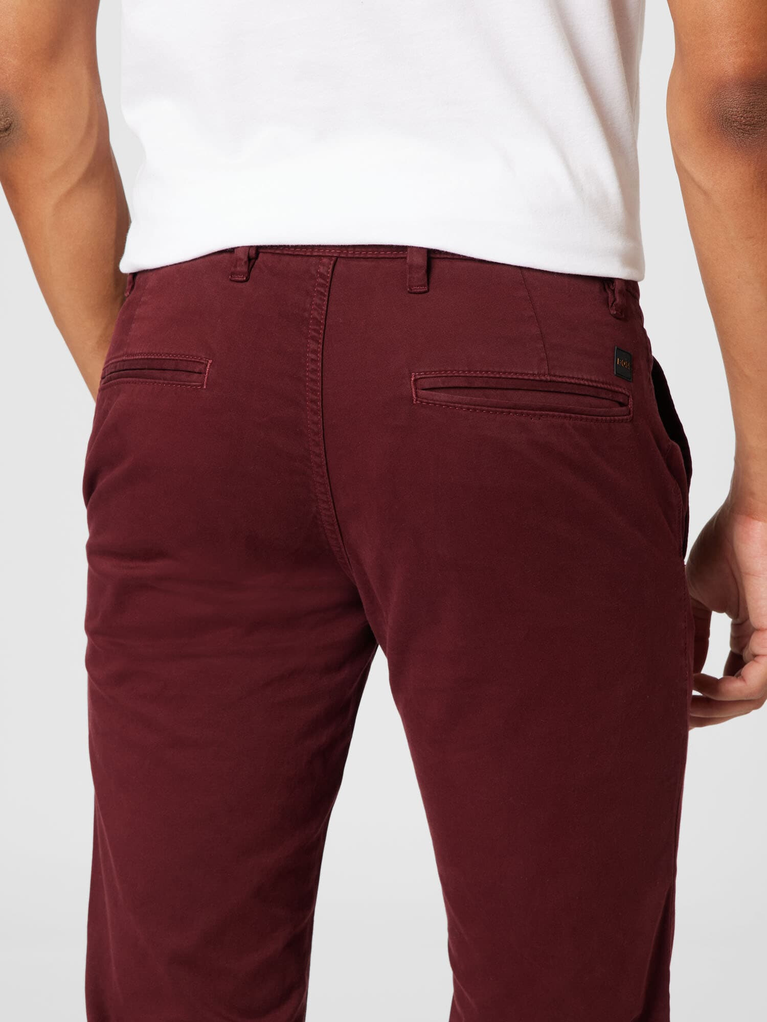 BOSS Orange Pantaloni eleganți 'Schino' roșu merlot - Pled.ro