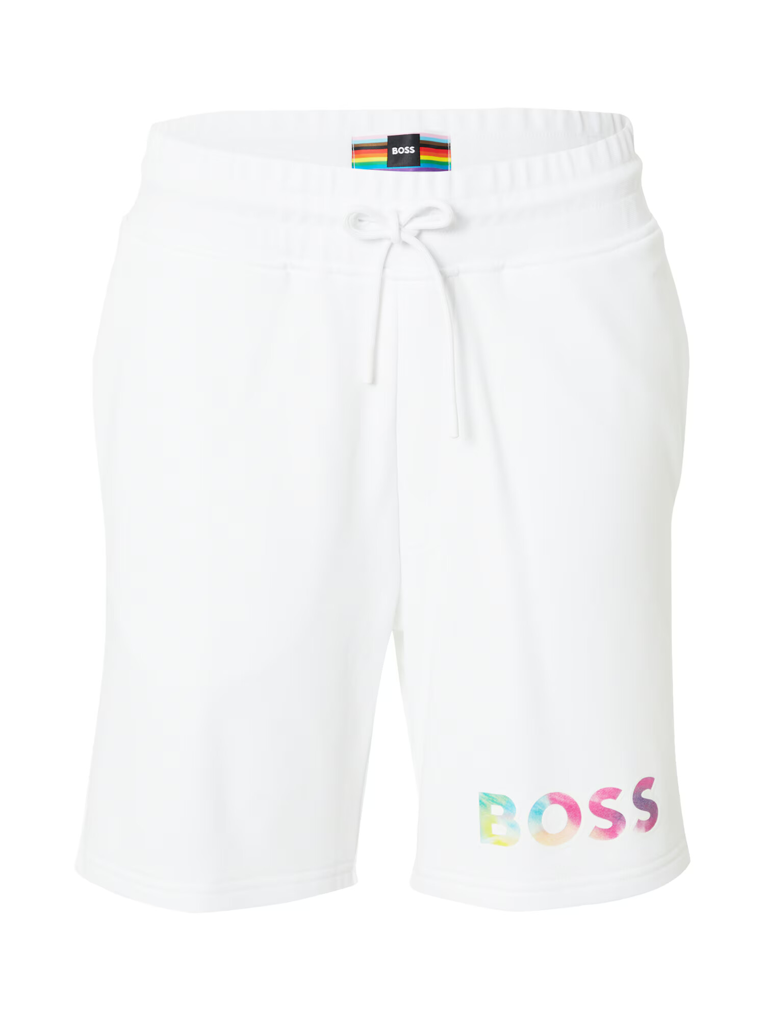 BOSS Orange Pantaloni 'Javon' albastru deschis / portocaliu / roz / alb - Pled.ro