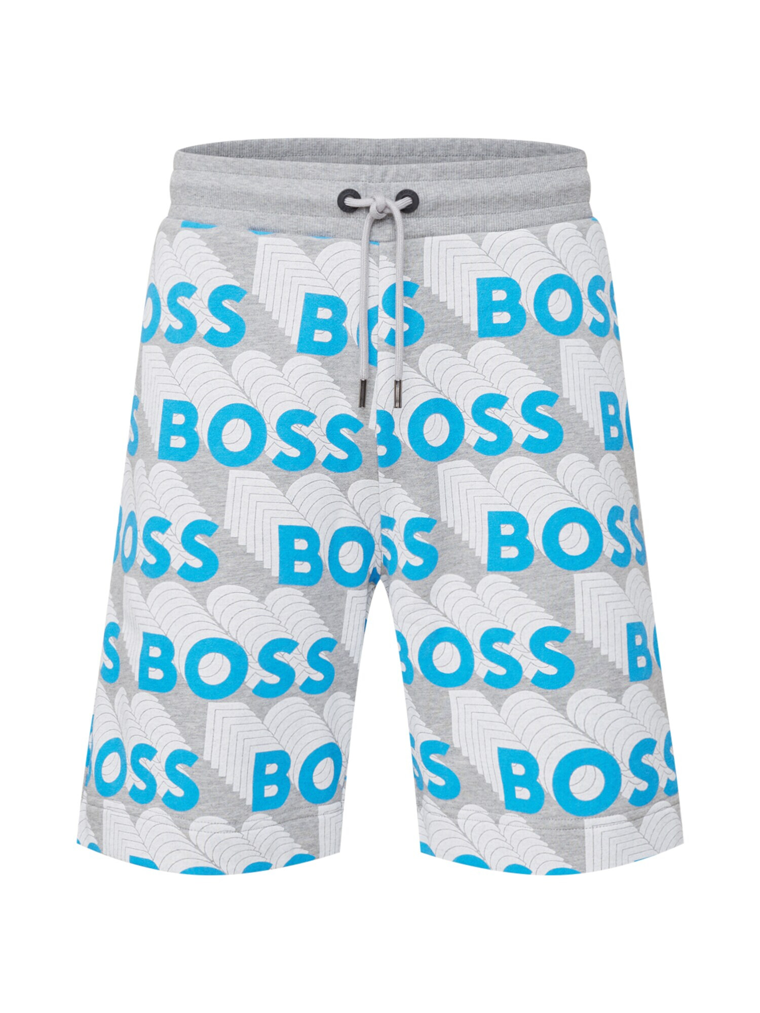 BOSS Orange Pantaloni 'Se' albastru deschis / gri amestecat / alb - Pled.ro