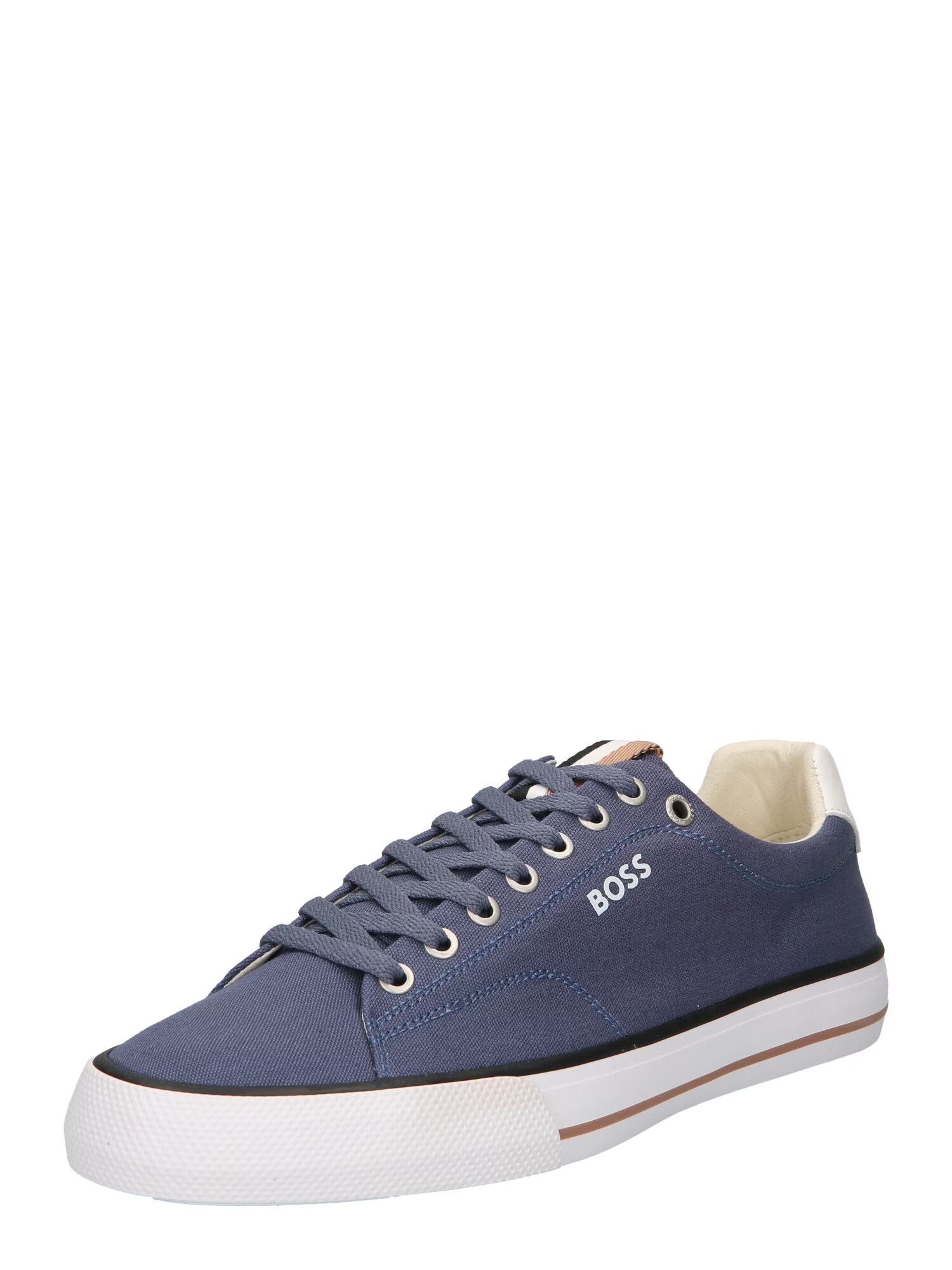 BOSS Orange Sneaker low 'Aiden Tenn' albastru porumbel / alb - Pled.ro