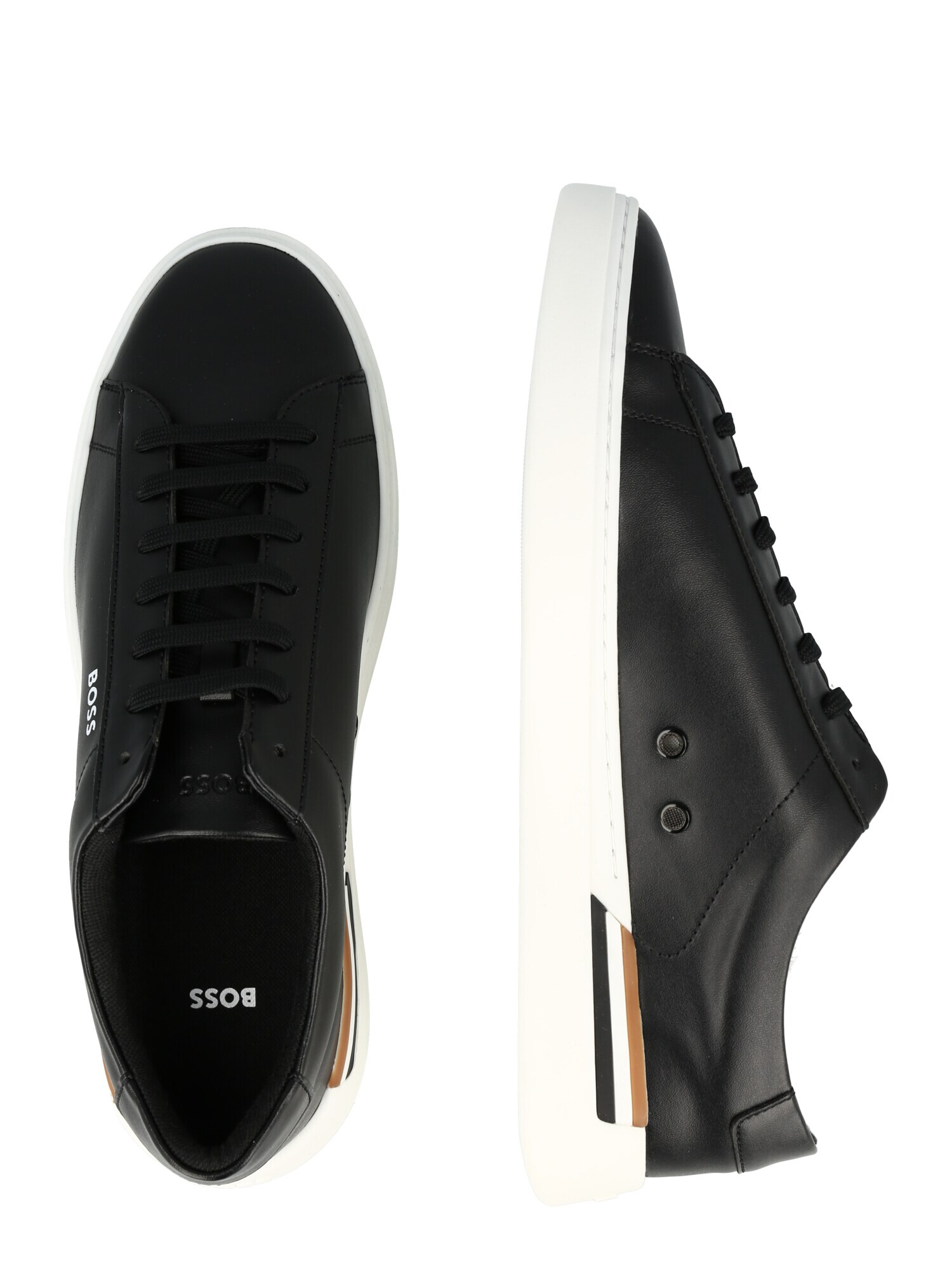 BOSS Orange Sneaker low 'Clint' negru / alb - Pled.ro