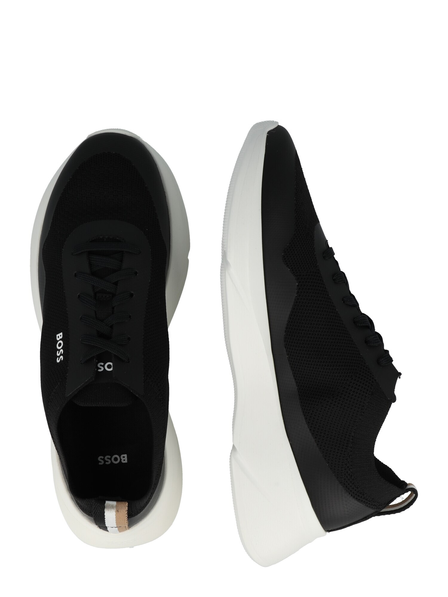 BOSS Orange Sneaker low 'Dean' negru / alb - Pled.ro