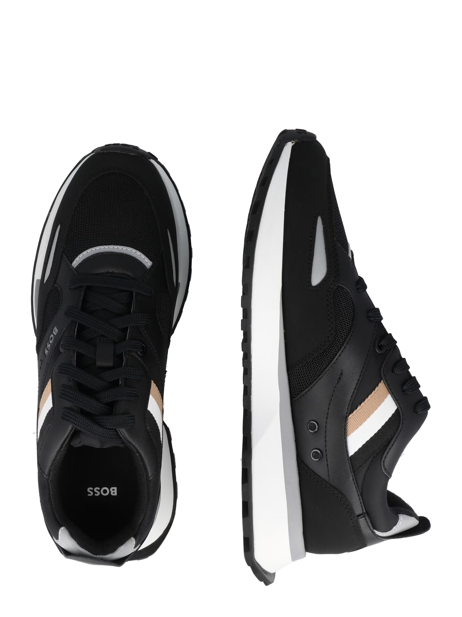 BOSS Orange Sneaker low 'Jonah' bej / negru / alb - Pled.ro