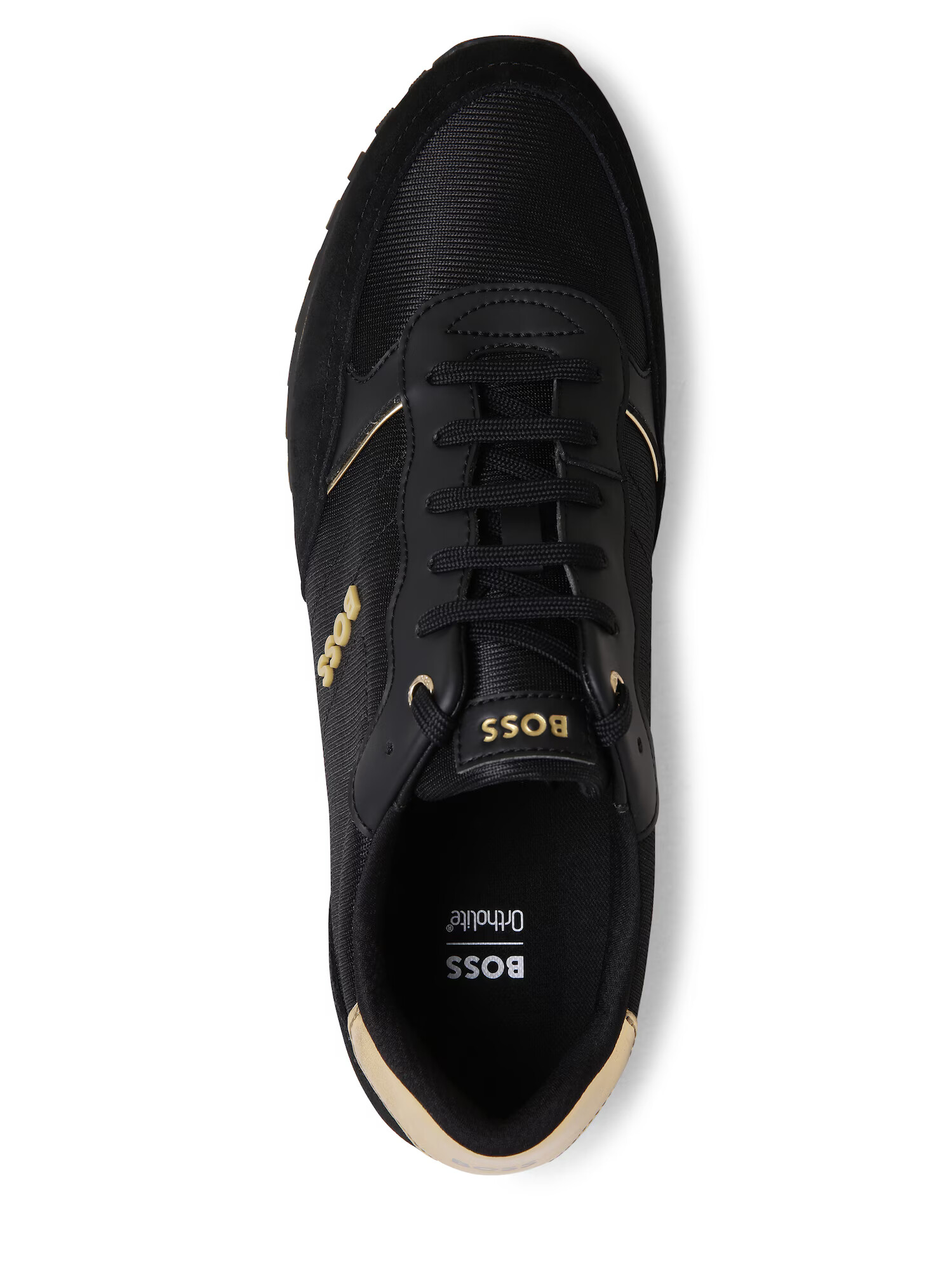 BOSS Black Sneaker low 'Parkour' auriu / negru - Pled.ro