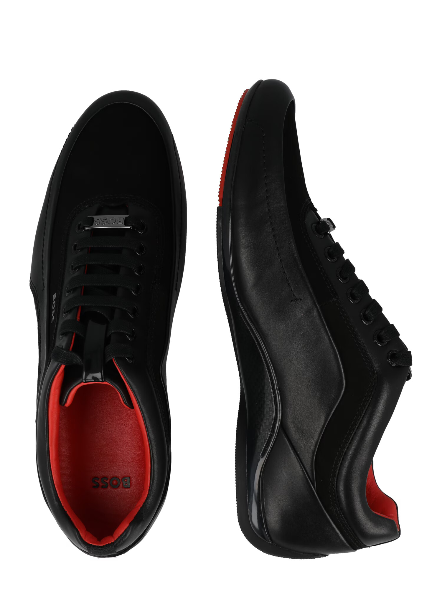 BOSS Orange Sneaker low 'Racing' gri deschis / negru - Pled.ro