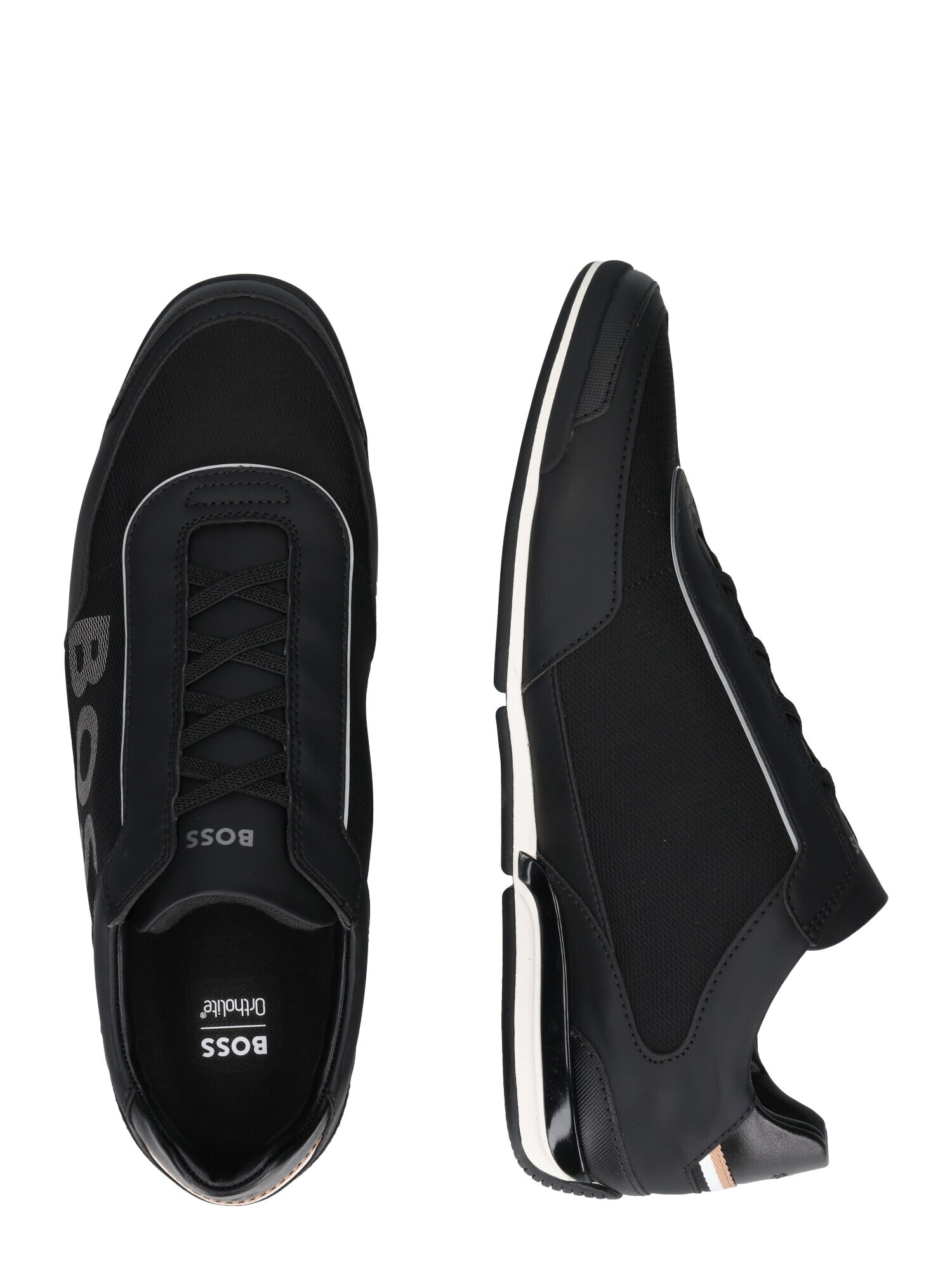 BOSS Orange Sneaker low 'Saturn' bej deschis / negru / alb - Pled.ro