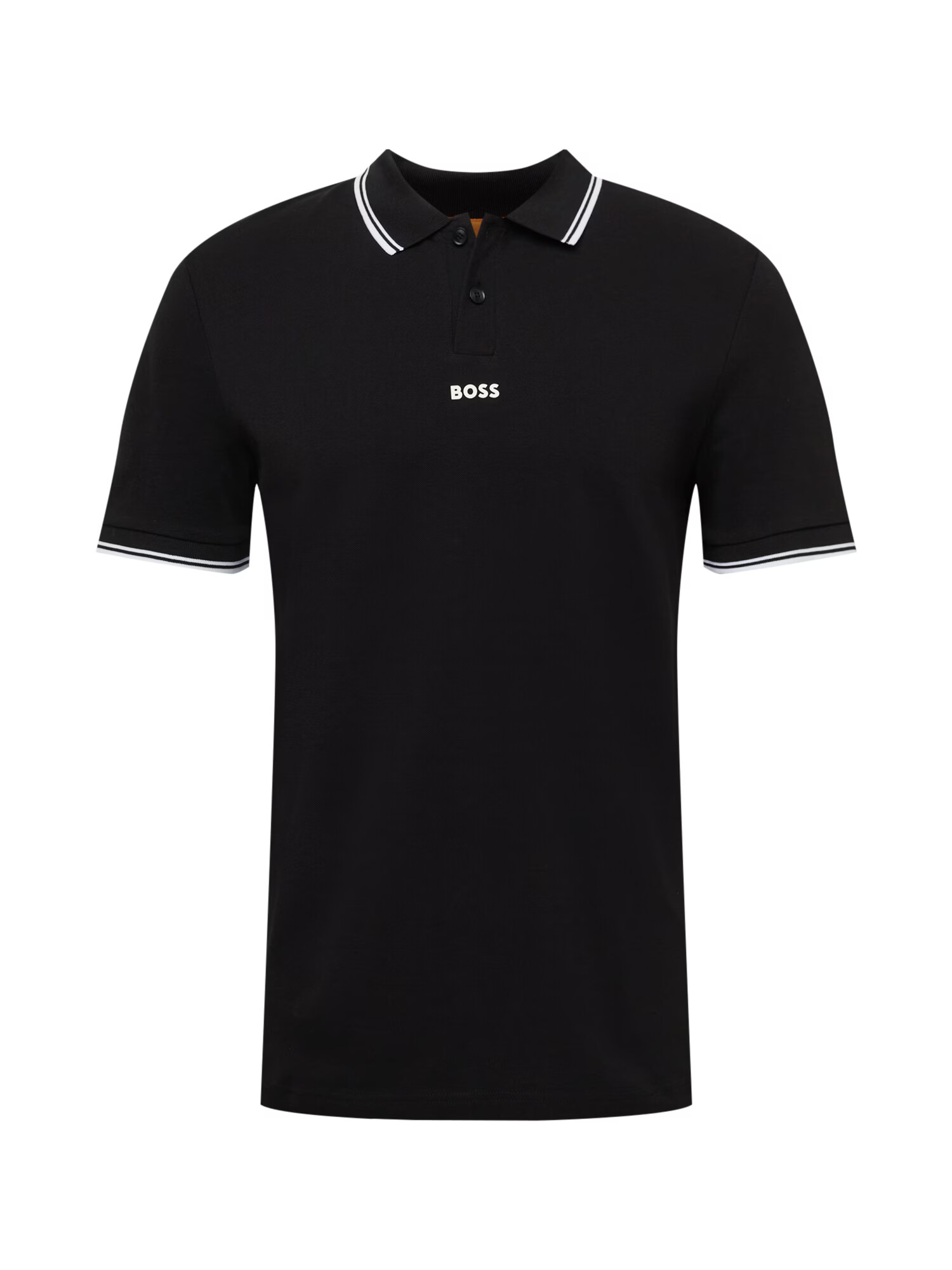 BOSS Orange Tricou 'Chup' negru / alb - Pled.ro