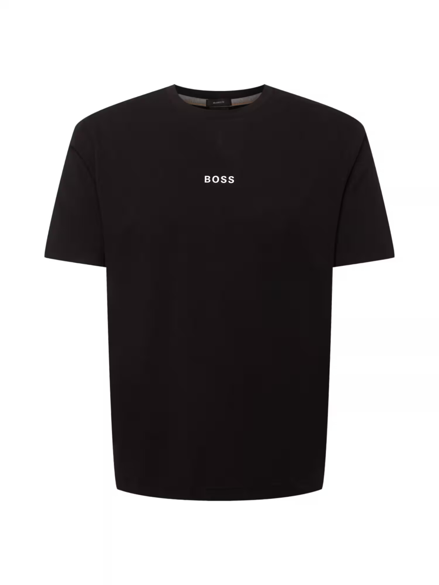 BOSS Orange Tricou 'Chup' negru / alb - Pled.ro