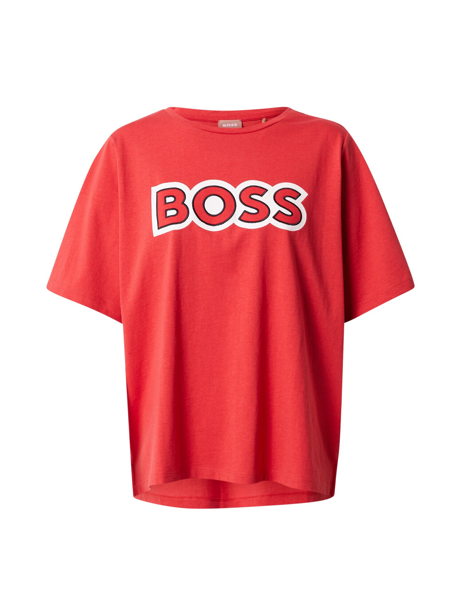 BOSS Orange Tricou 'Ekrisp' roșu ruginiu - Pled.ro