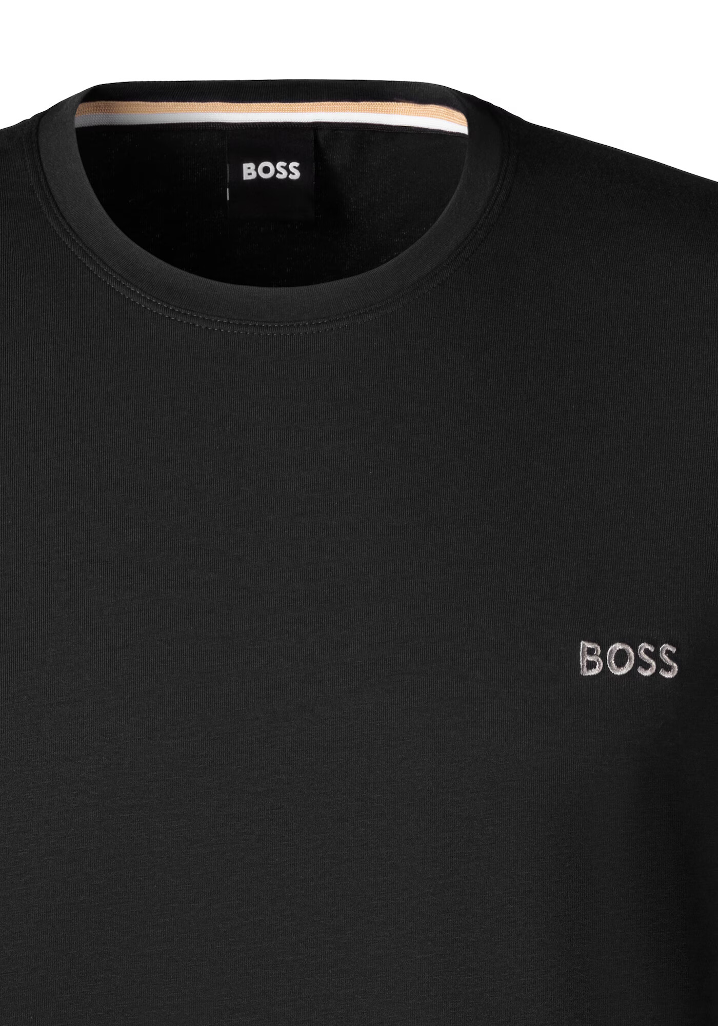 BOSS Orange Tricou 'Mix&Match T-Shirt R' negru / alb - Pled.ro