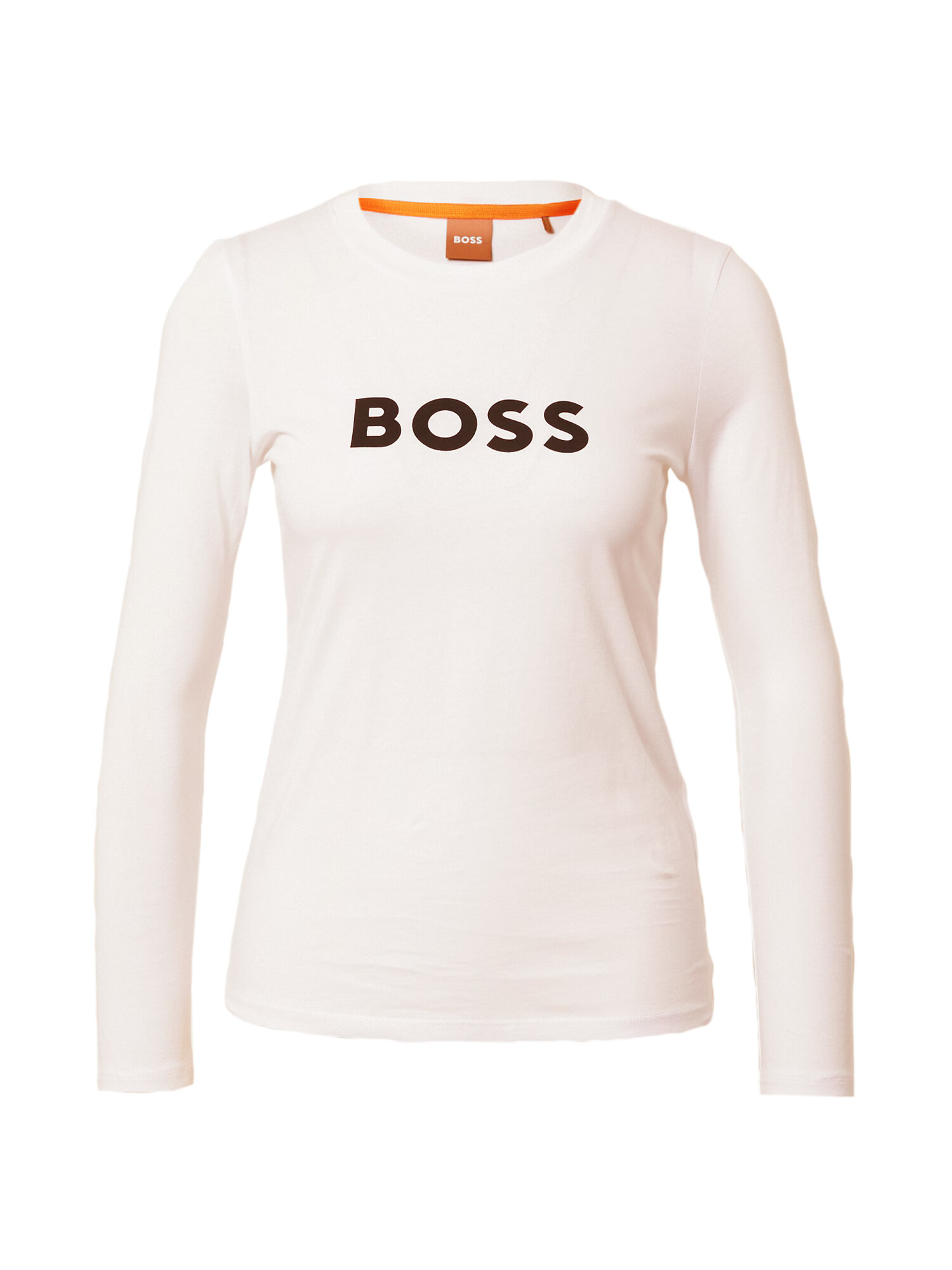 BOSS Orange Tricou negru / alb - Pled.ro