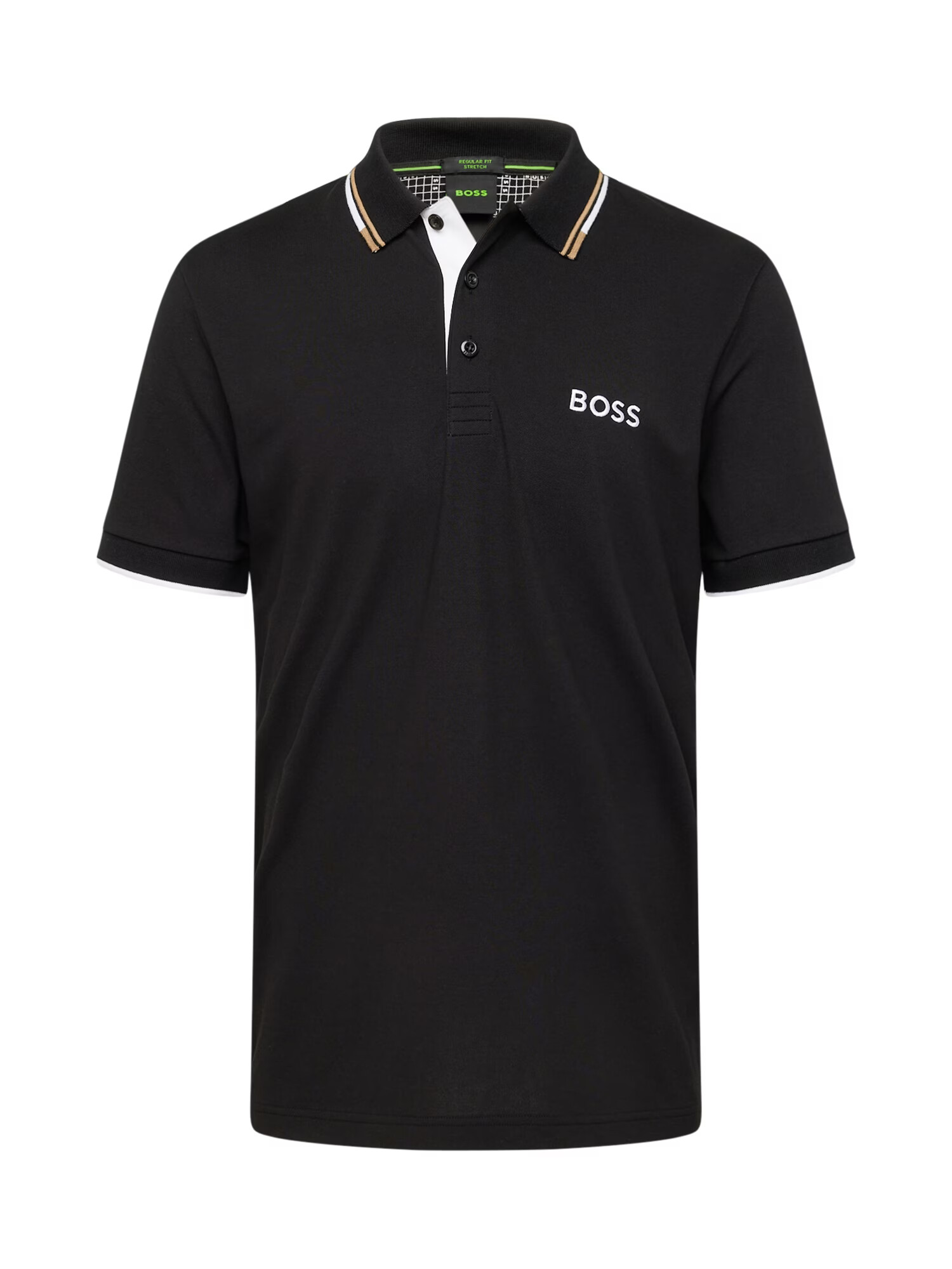 BOSS Orange Tricou 'Paddy Pro' bej / negru / alb - Pled.ro